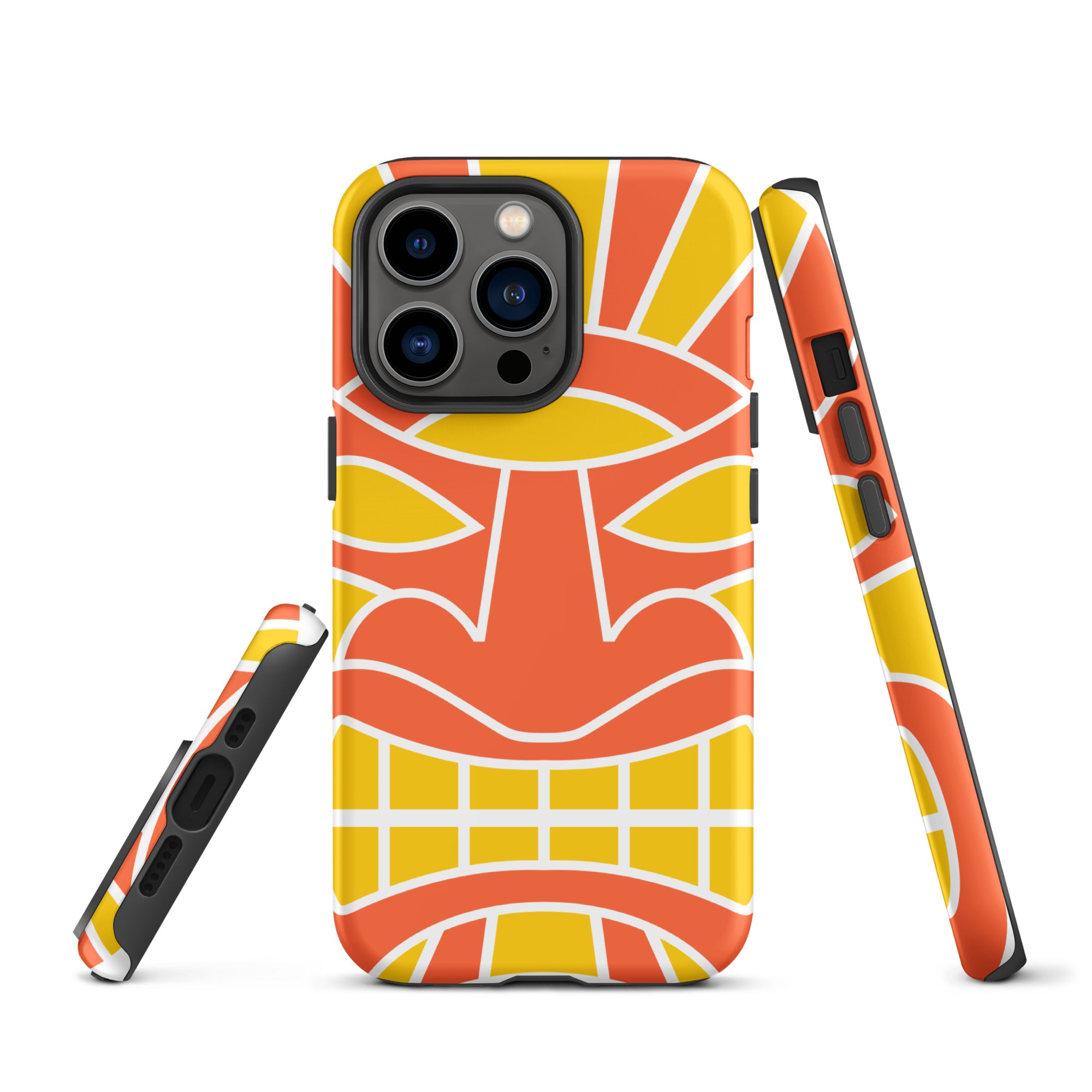 Tough Case for iPhone® Totem Mask Orange