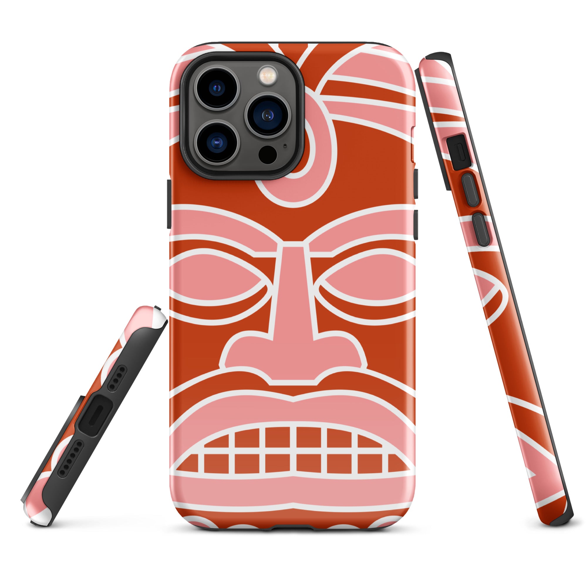Tough Case for iPhone® Totem Mask Red
