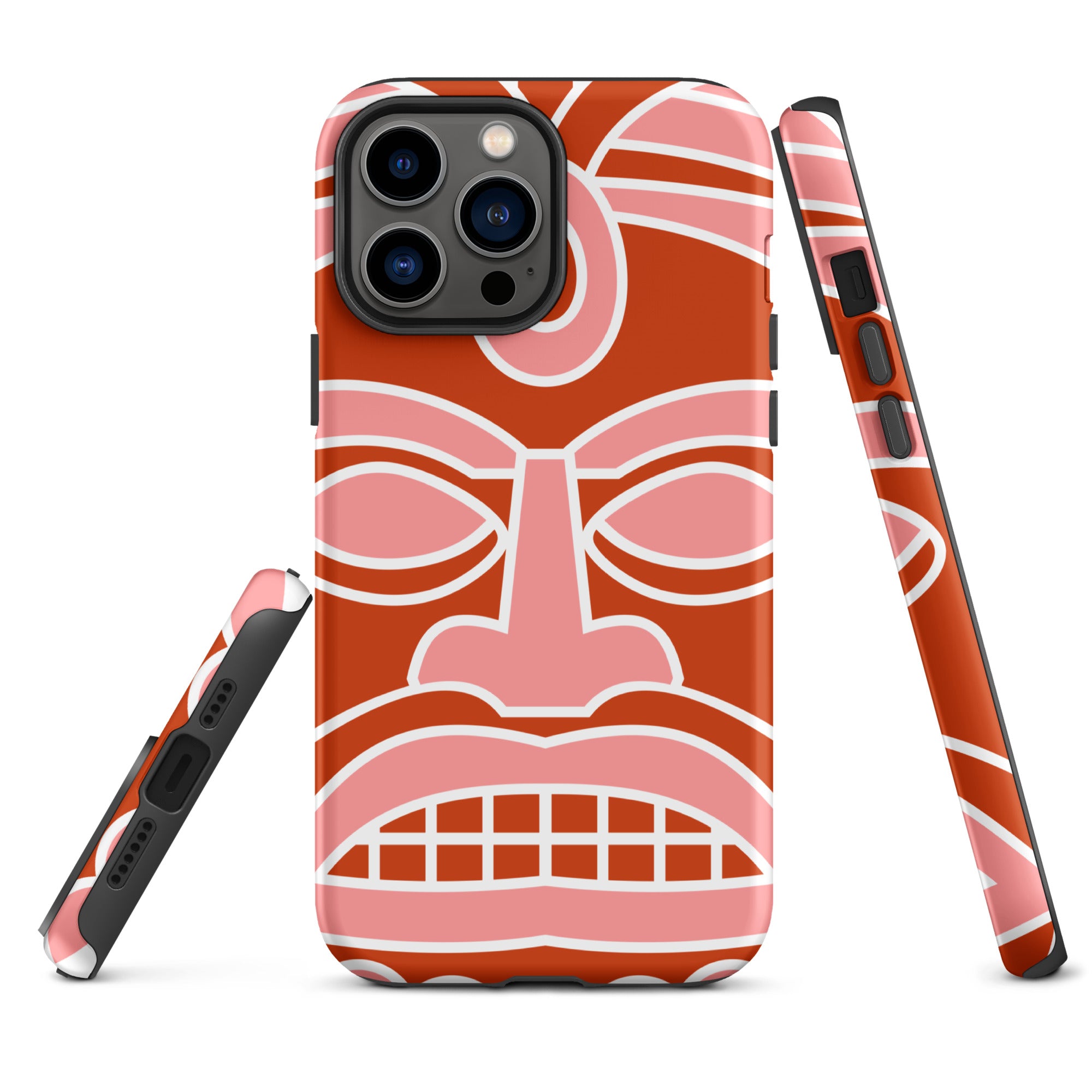 Tough Case for iPhone® Totem Mask Red