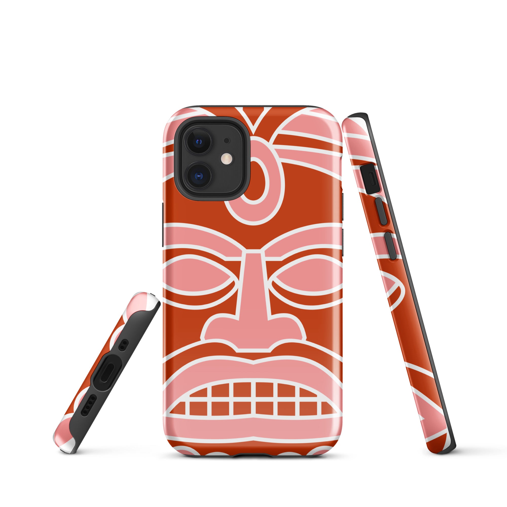 Tough Case for iPhone® Totem Mask Red