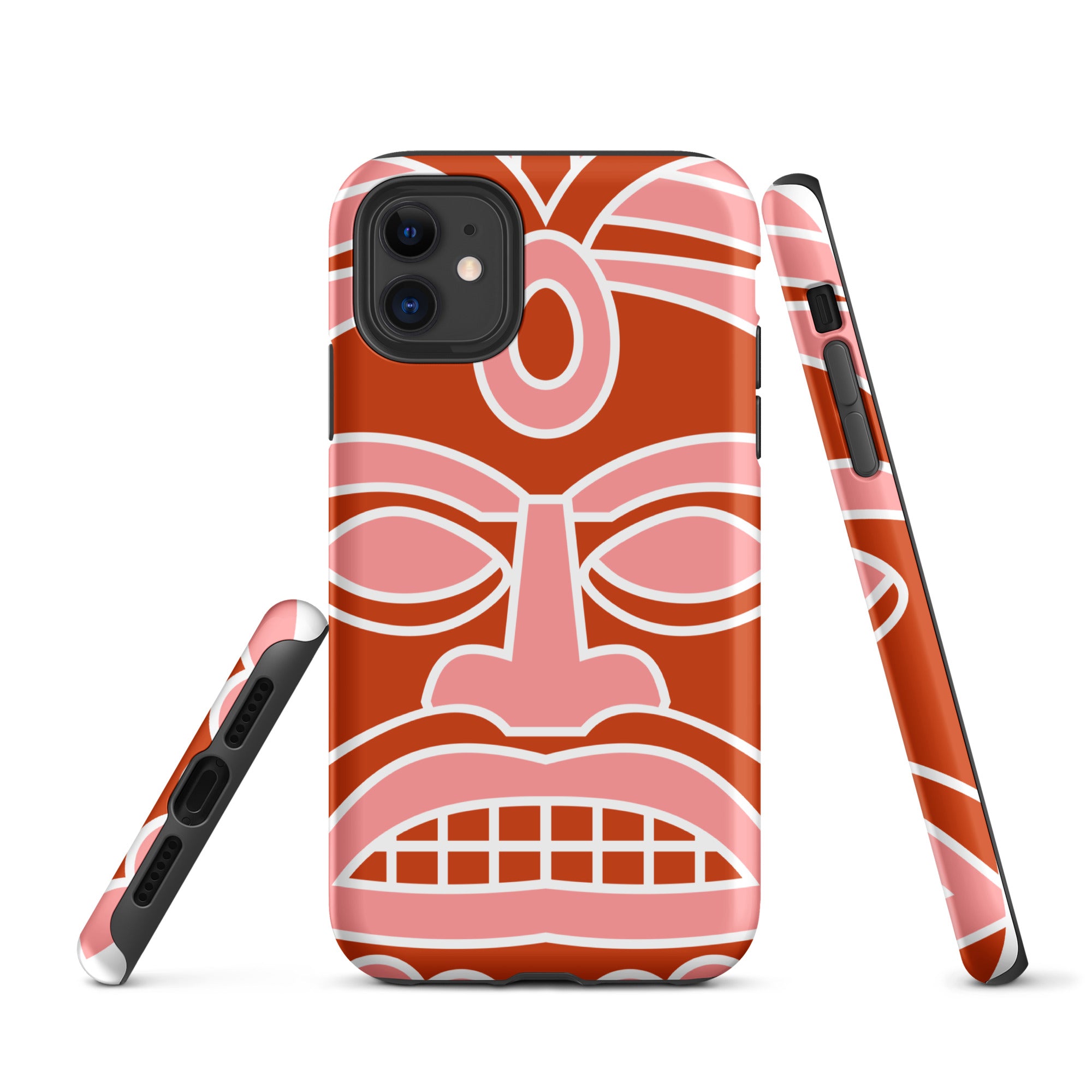 Tough Case for iPhone® Totem Mask Red