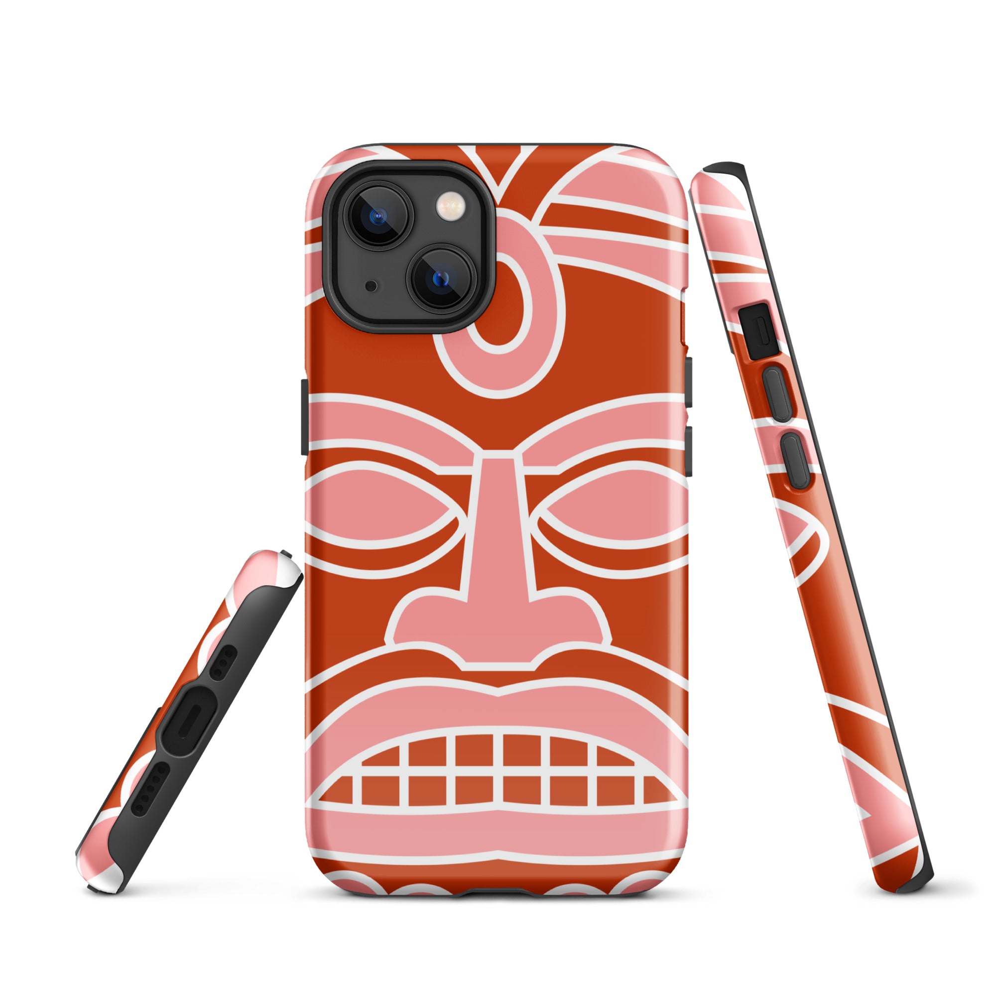 Tough Case for iPhone® Totem Mask Red