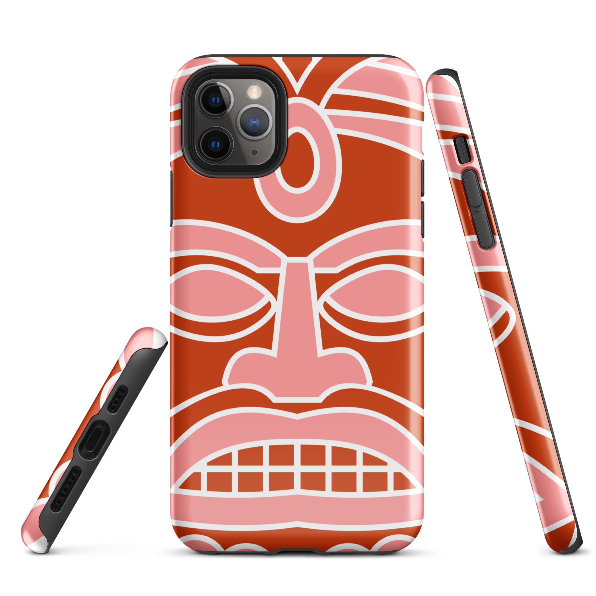 Tough Case for iPhone® Totem Mask Red