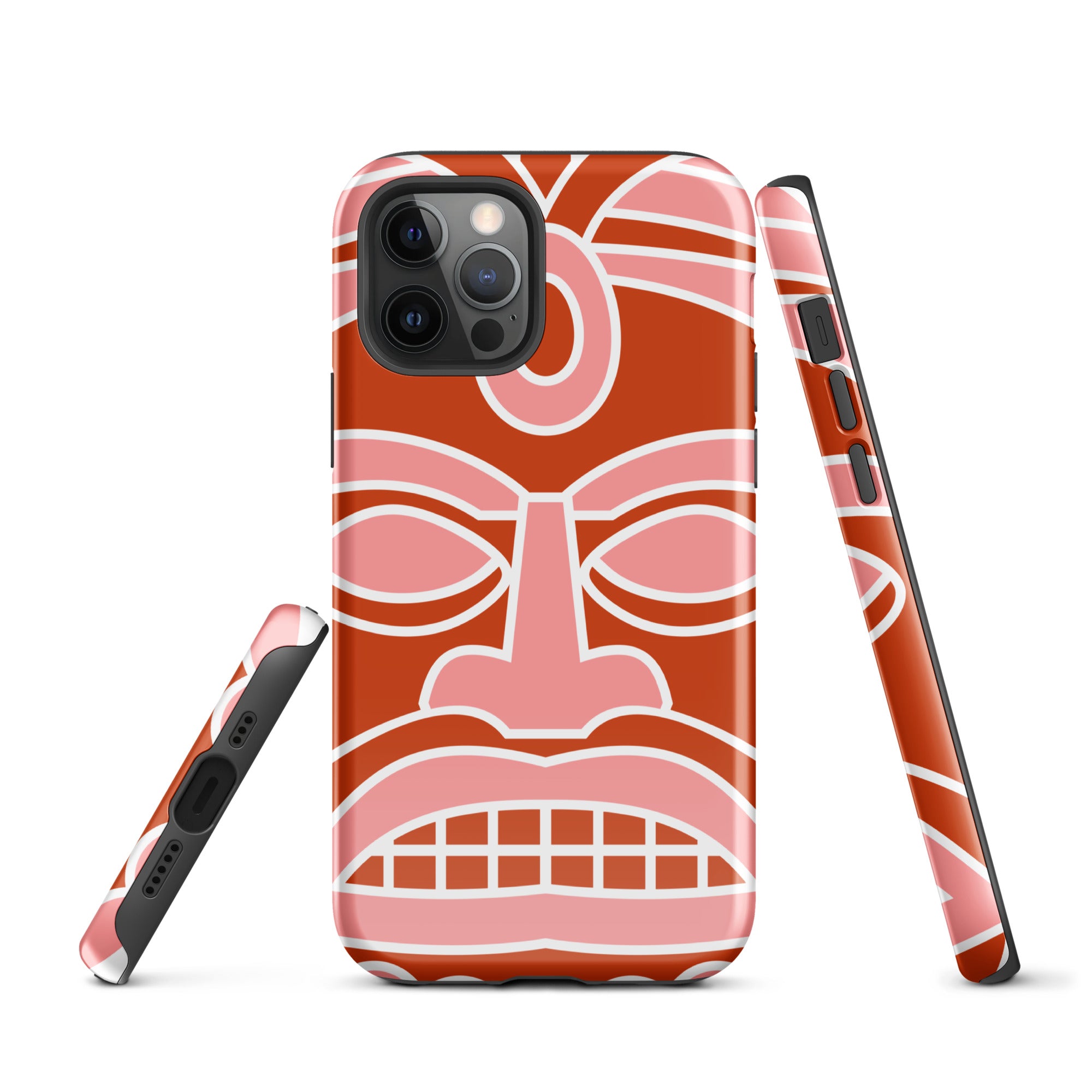 Tough Case for iPhone® Totem Mask Red