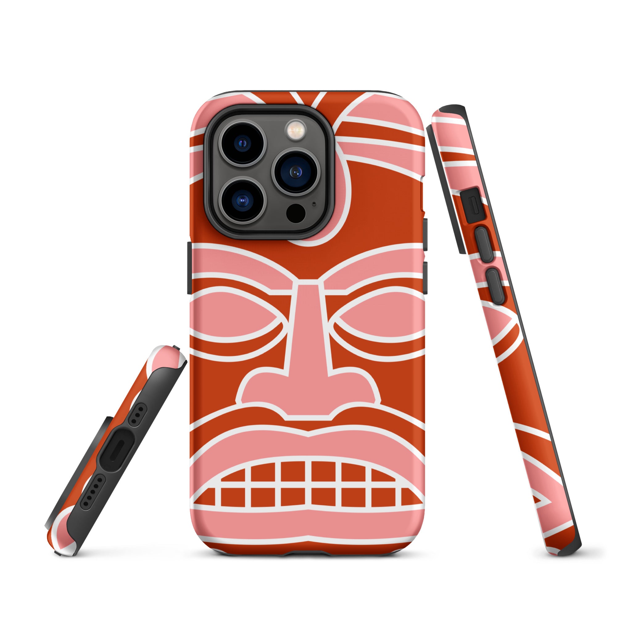 Tough Case for iPhone® Totem Mask Red