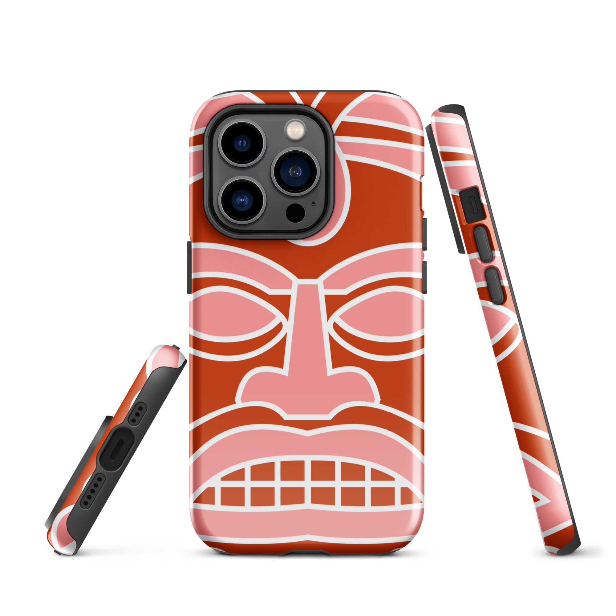 Tough Case for iPhone® Totem Mask Red