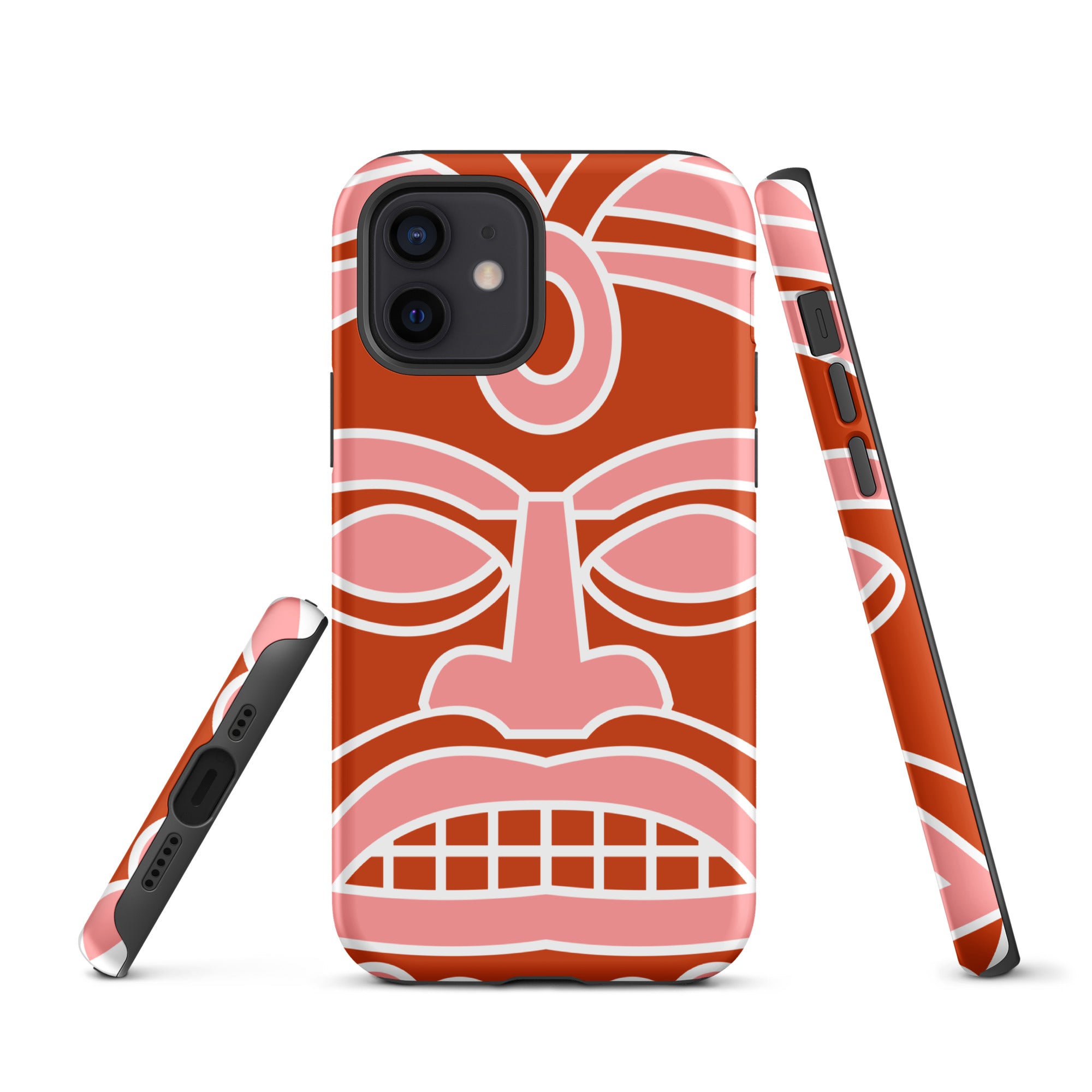 Tough Case for iPhone® Totem Mask Red