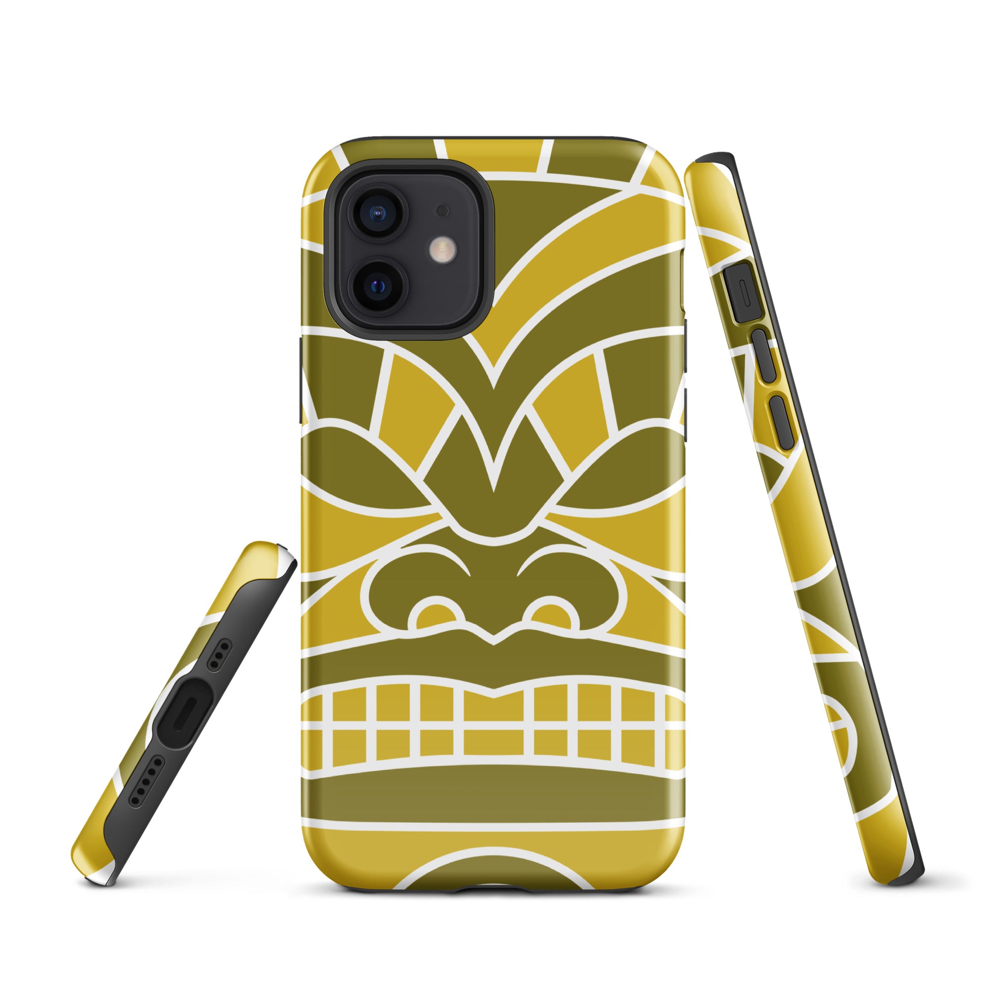 Tough Case for iPhone® Totem Mask Yellow