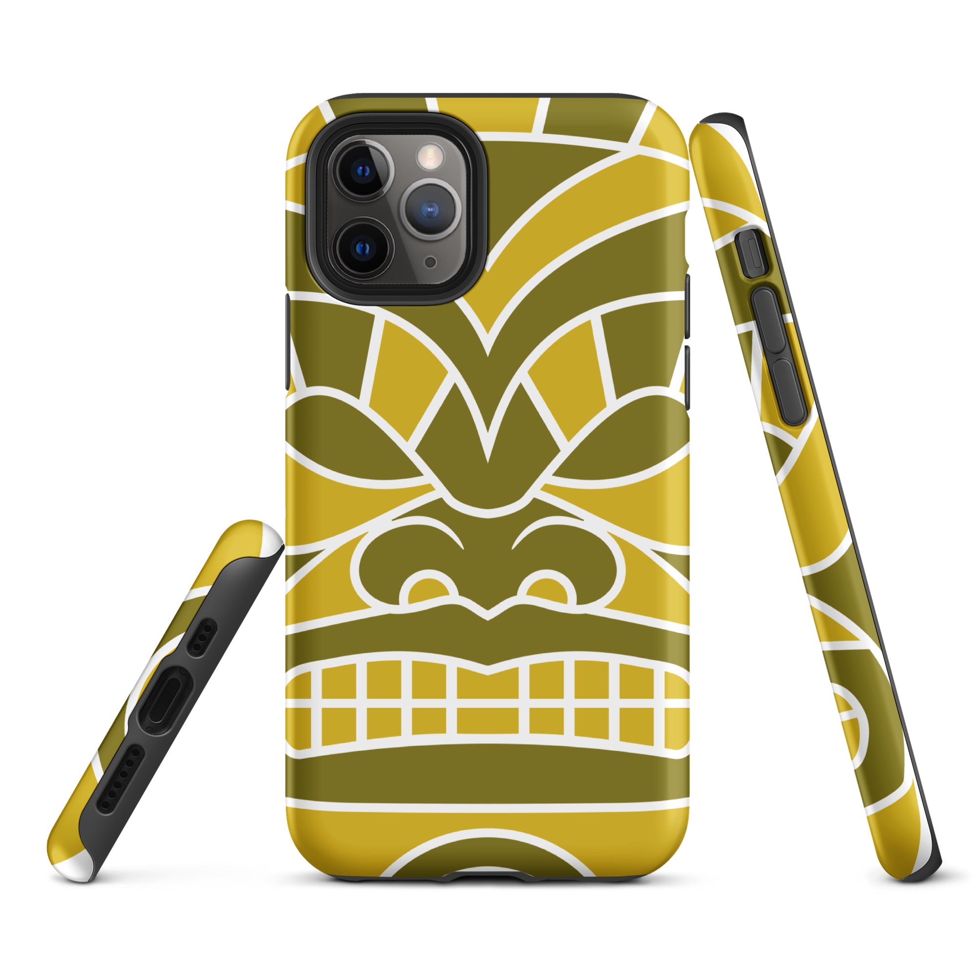 Tough Case for iPhone® Totem Mask Yellow