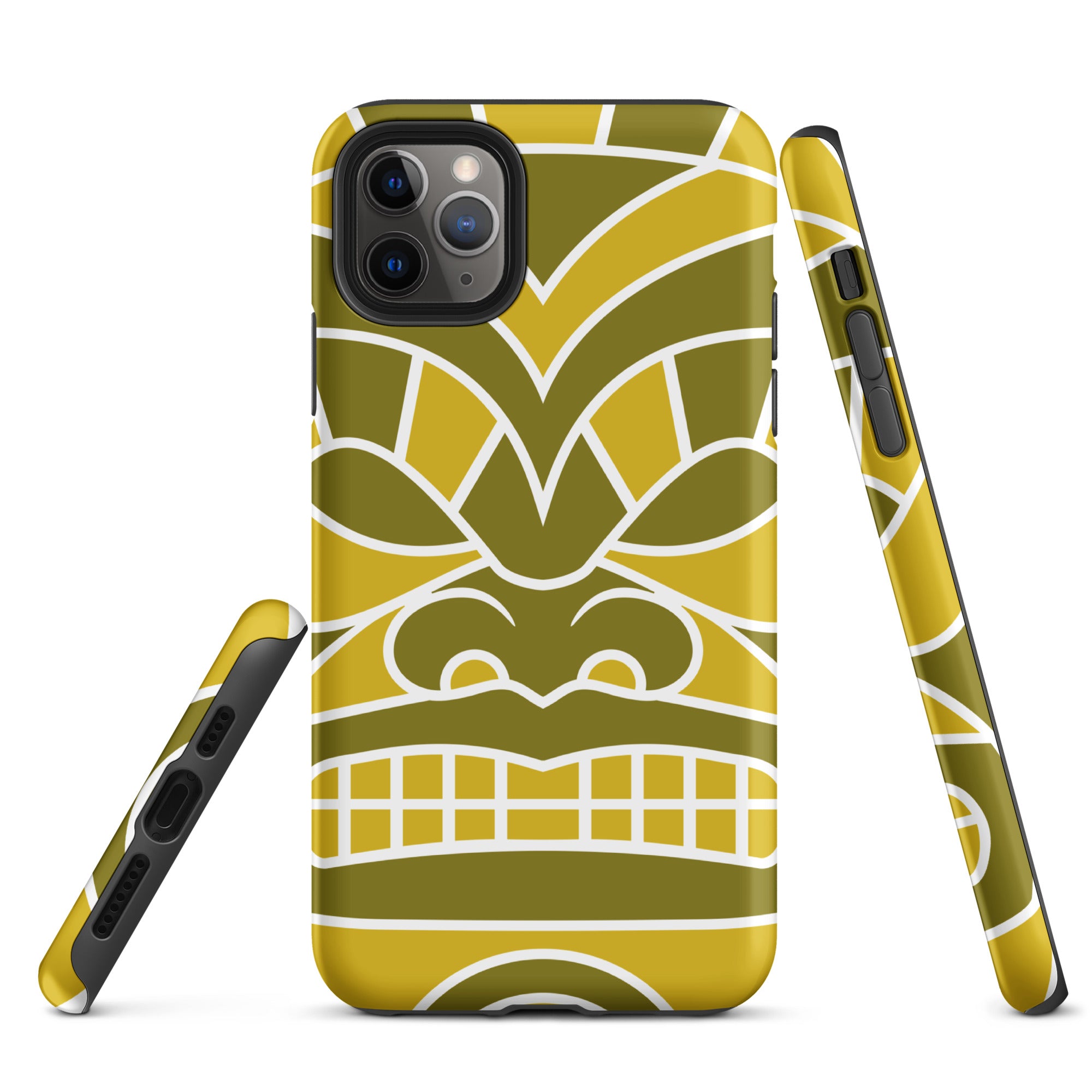 Tough Case for iPhone® Totem Mask Yellow