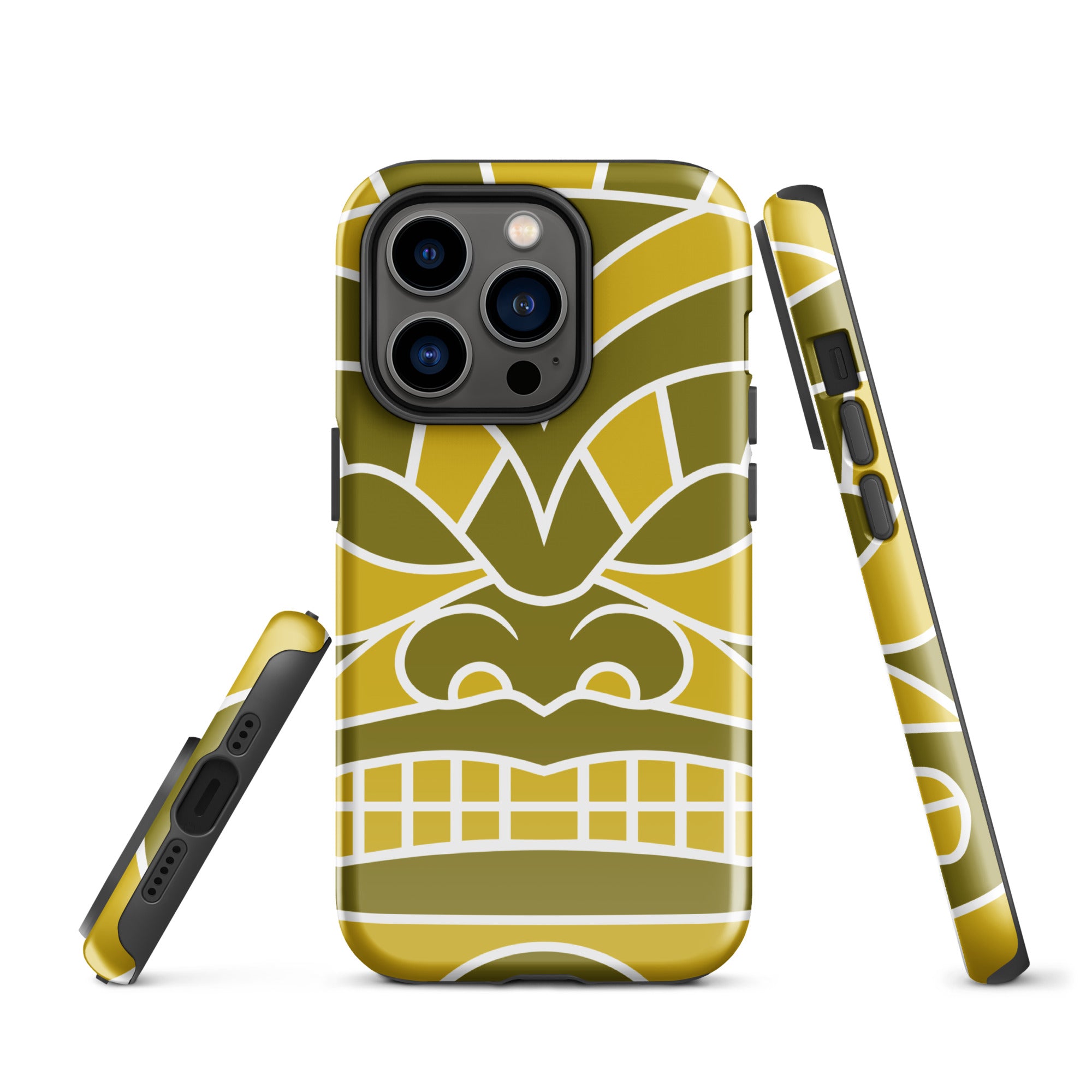 Tough Case for iPhone® Totem Mask Yellow
