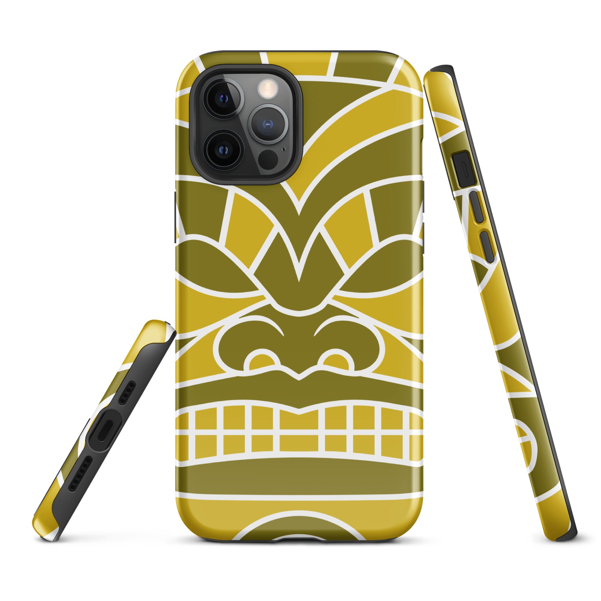 Tough Case for iPhone® Totem Mask Yellow