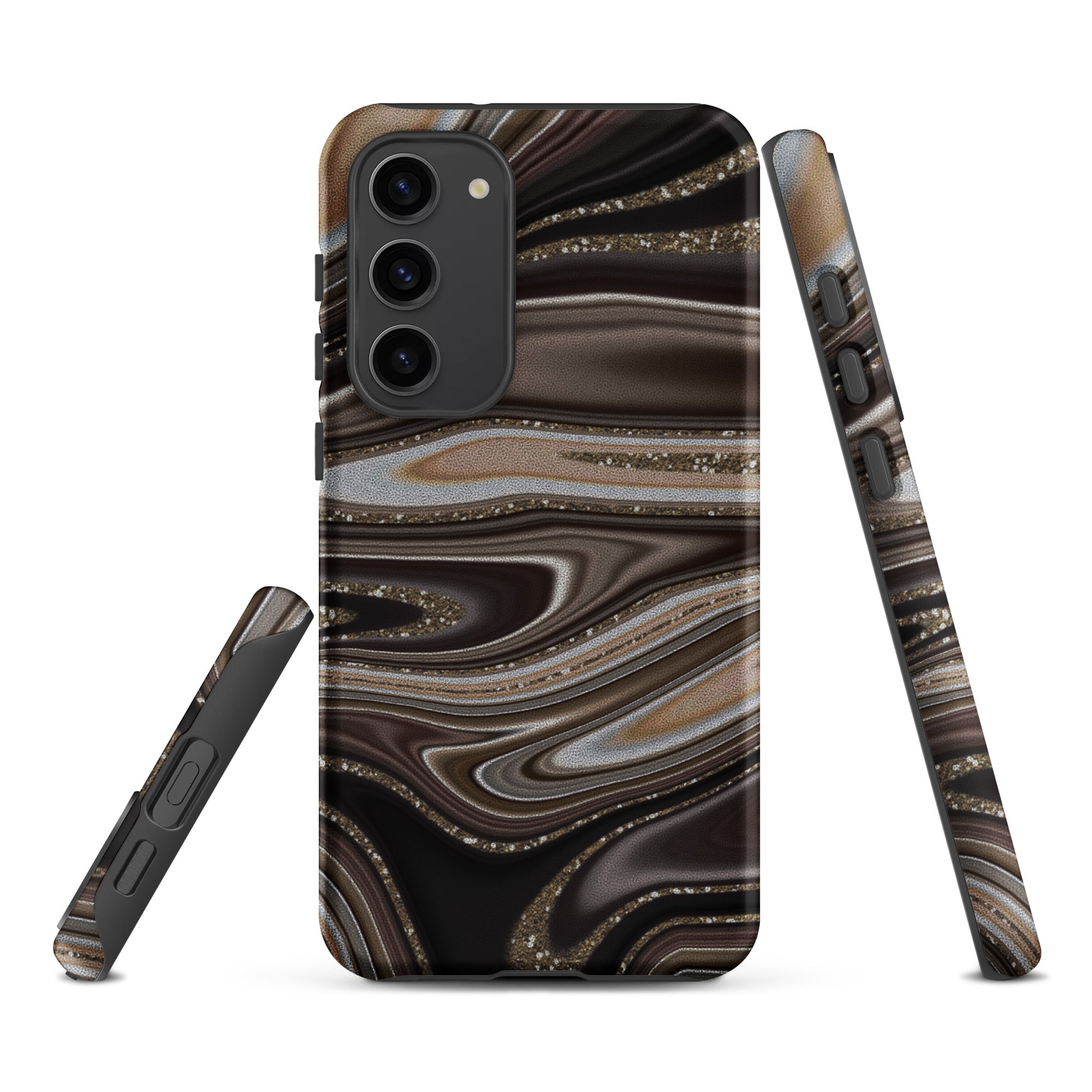 Tough case for Samsung® Abstract Leather