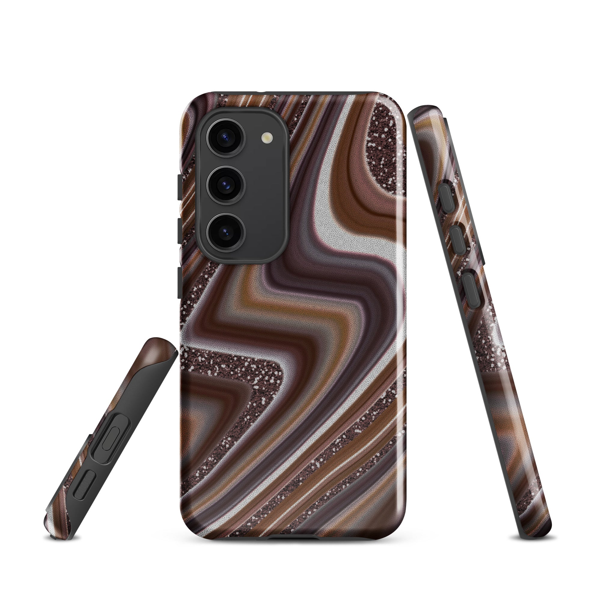 Tough case for Samsung® Abstract Leather