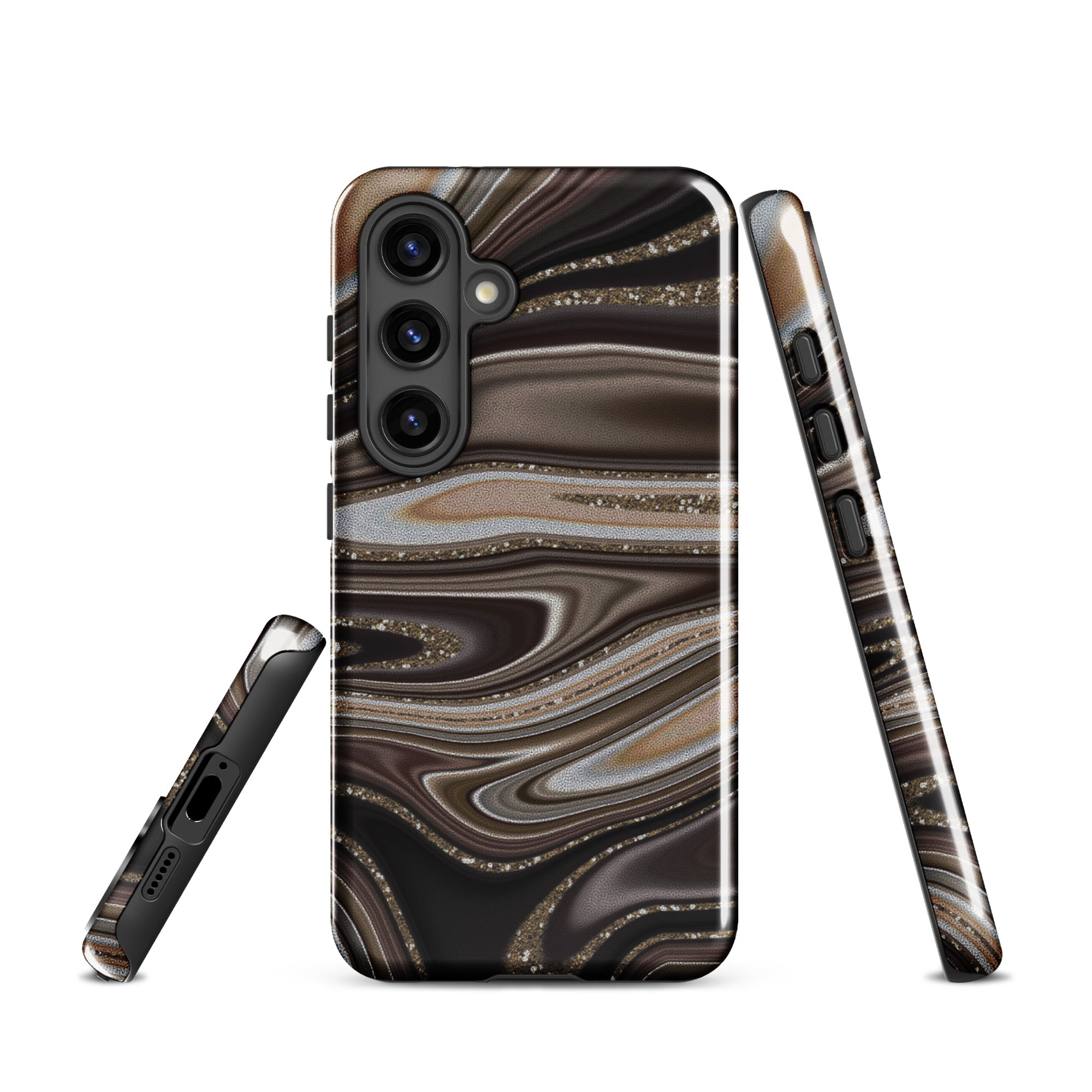 Tough case for Samsung® Abstract Leather