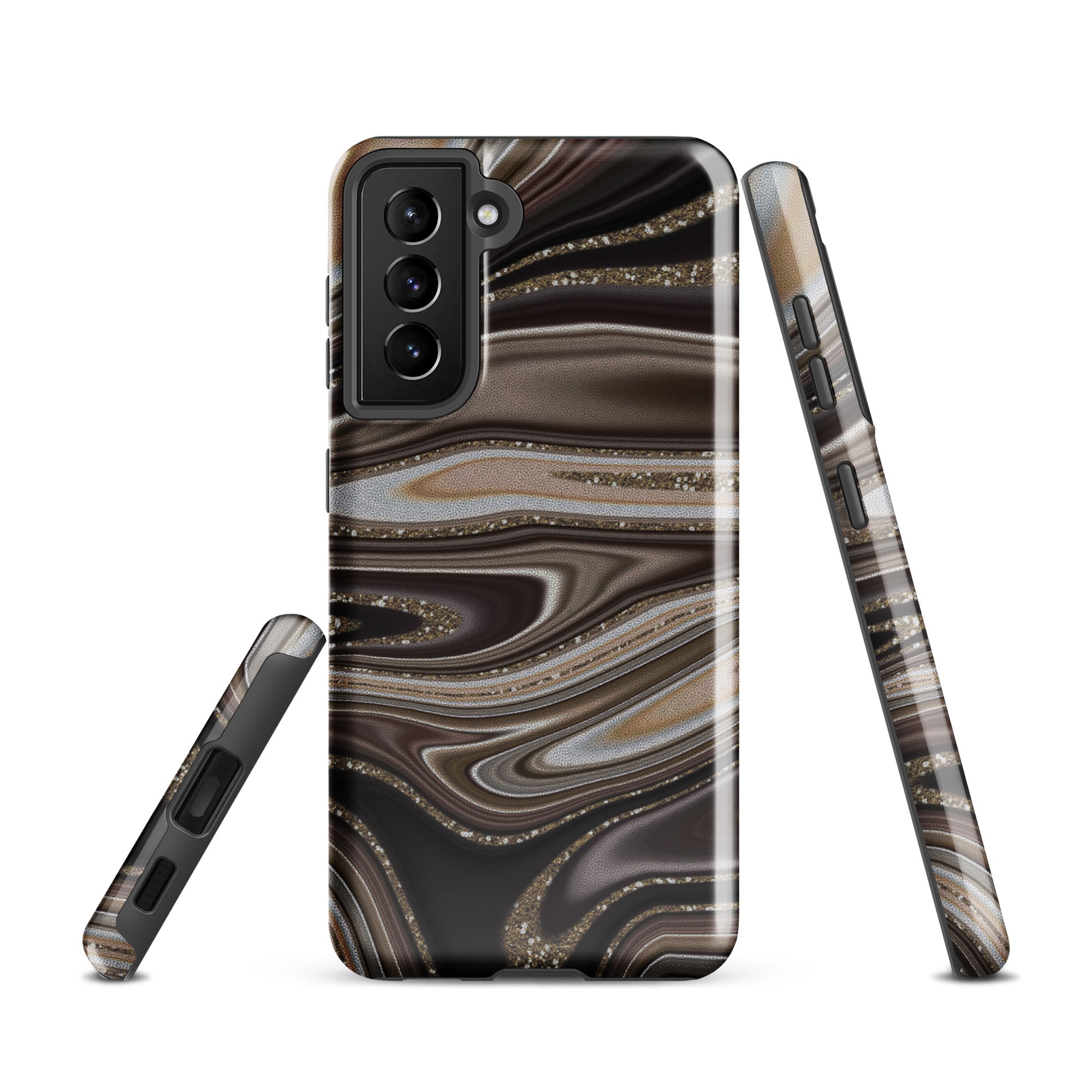 Tough case for Samsung® Abstract Leather