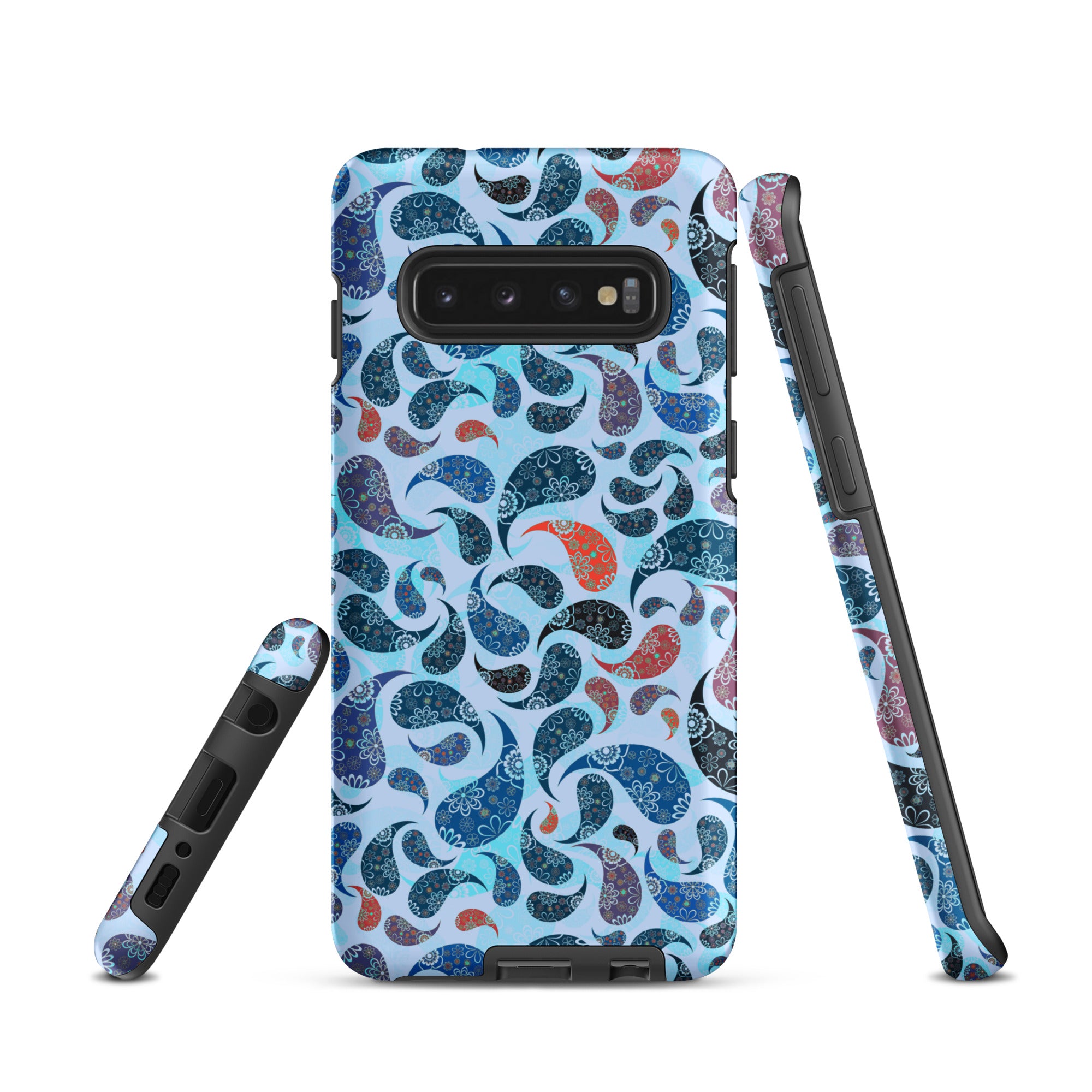 Tough case for Samsung® Paisley Blue
