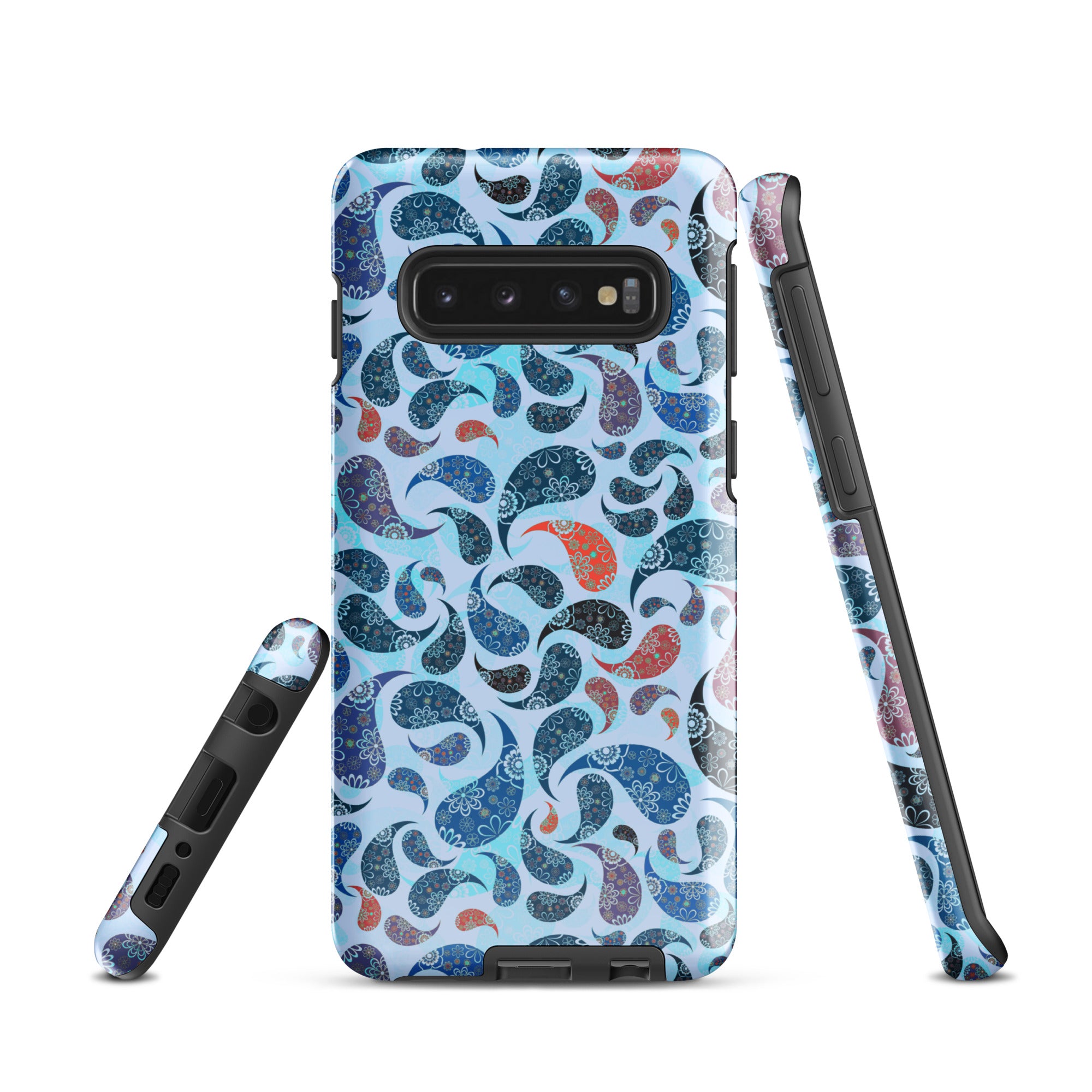 Tough case for Samsung® Paisley Blue