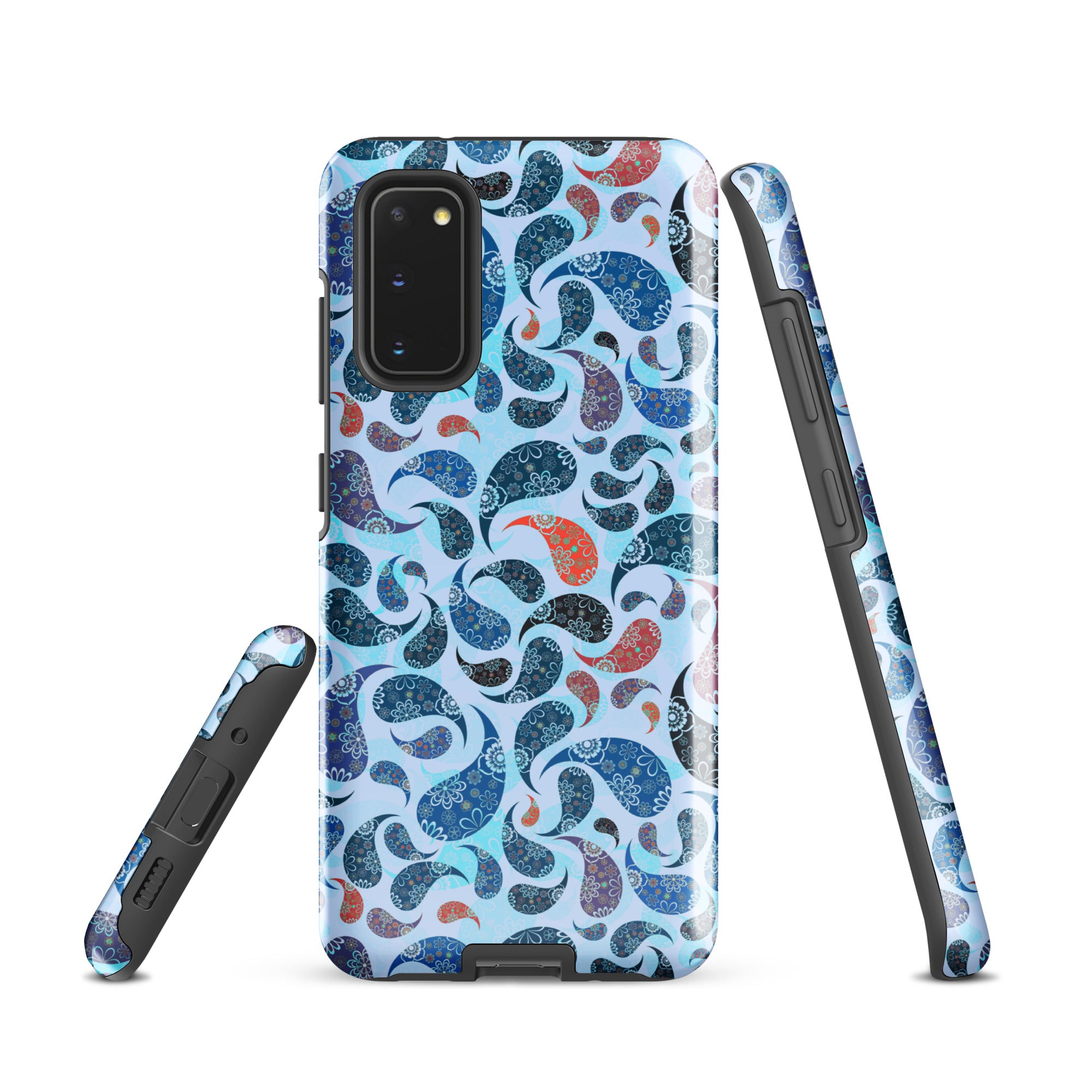Tough case for Samsung® Paisley Blue