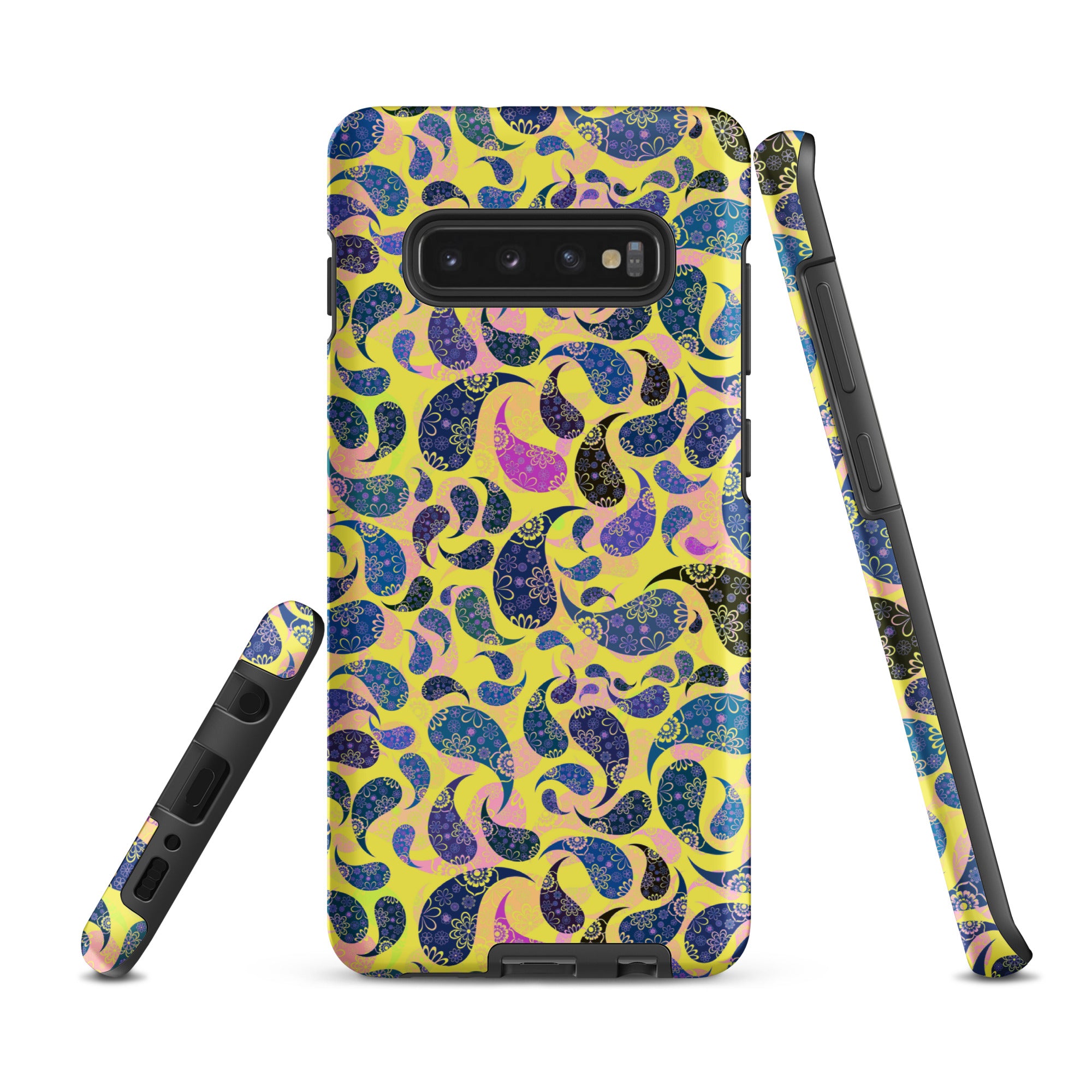 Tough case for Samsung® Paisley Dark Yellow