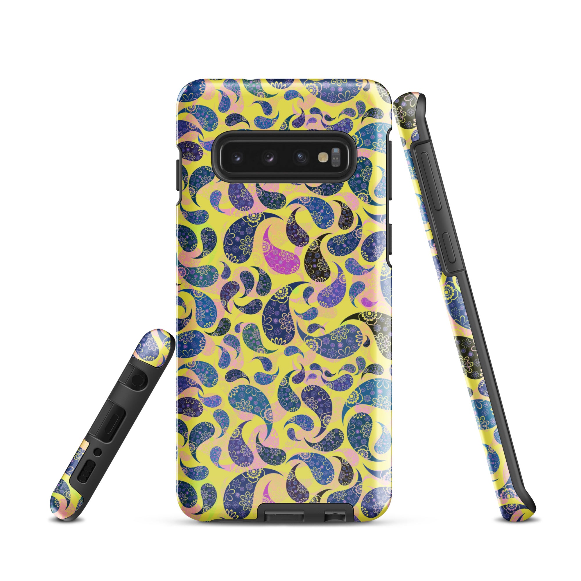 Tough case for Samsung® Paisley Dark Yellow