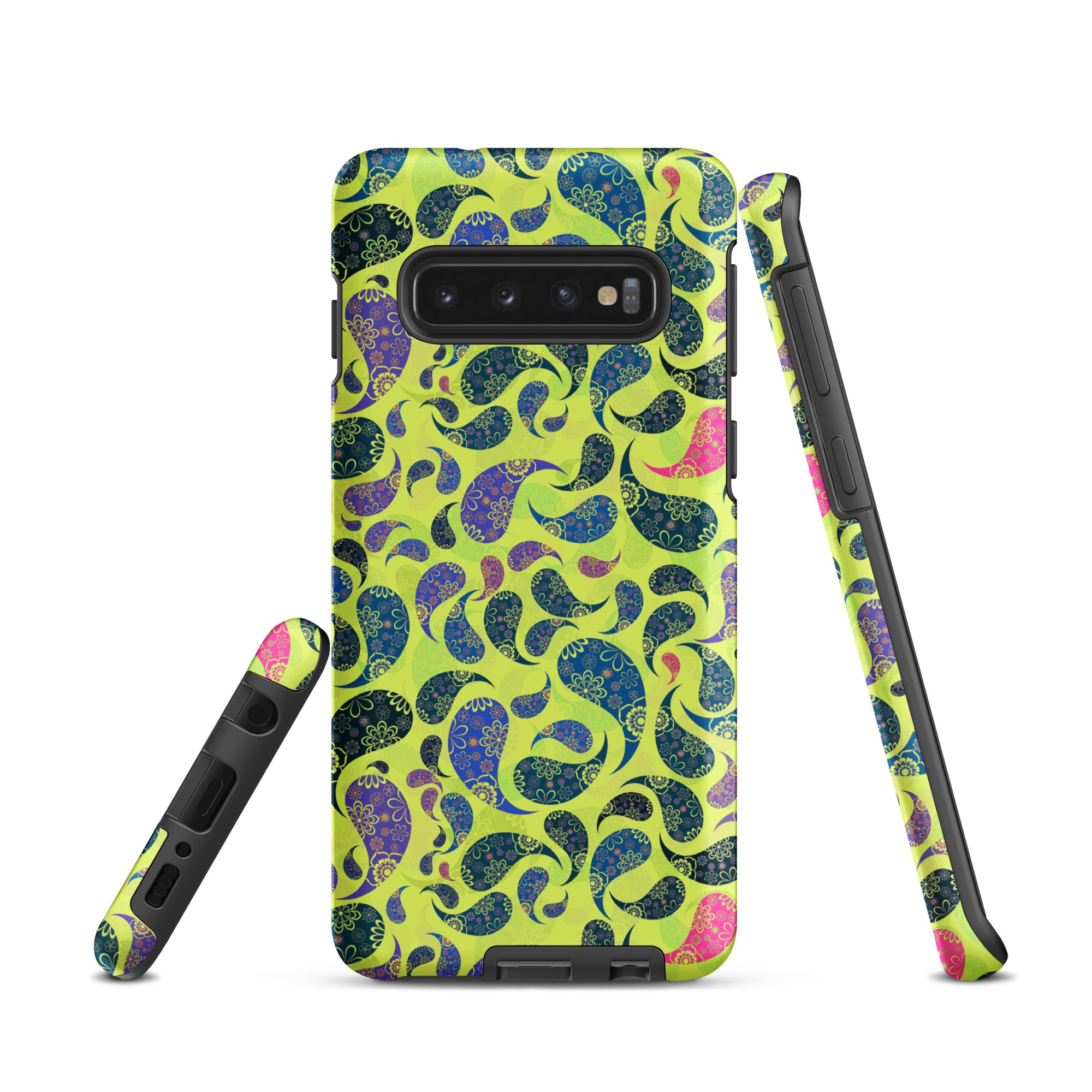 Tough case for Samsung® Paisley Yellow