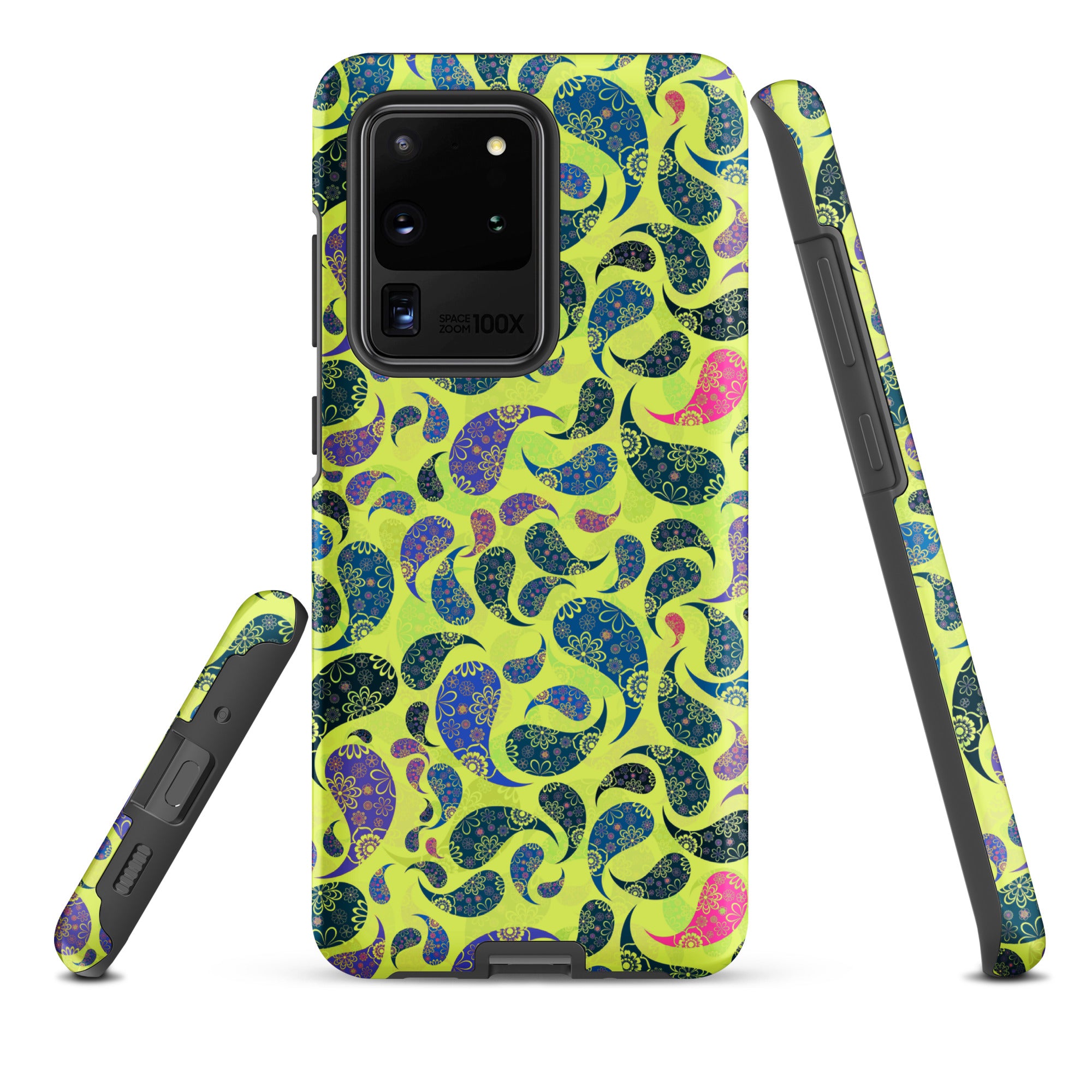 Tough case for Samsung® Paisley Yellow