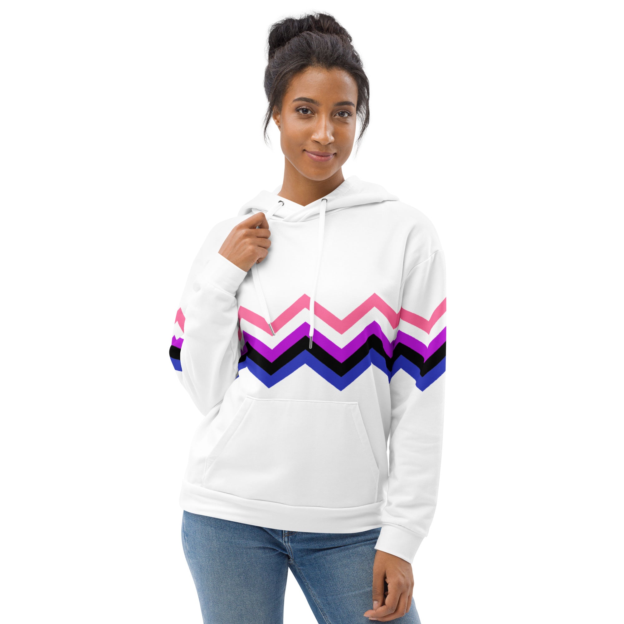 Unisex Genderfluid Zigzag Pattern
