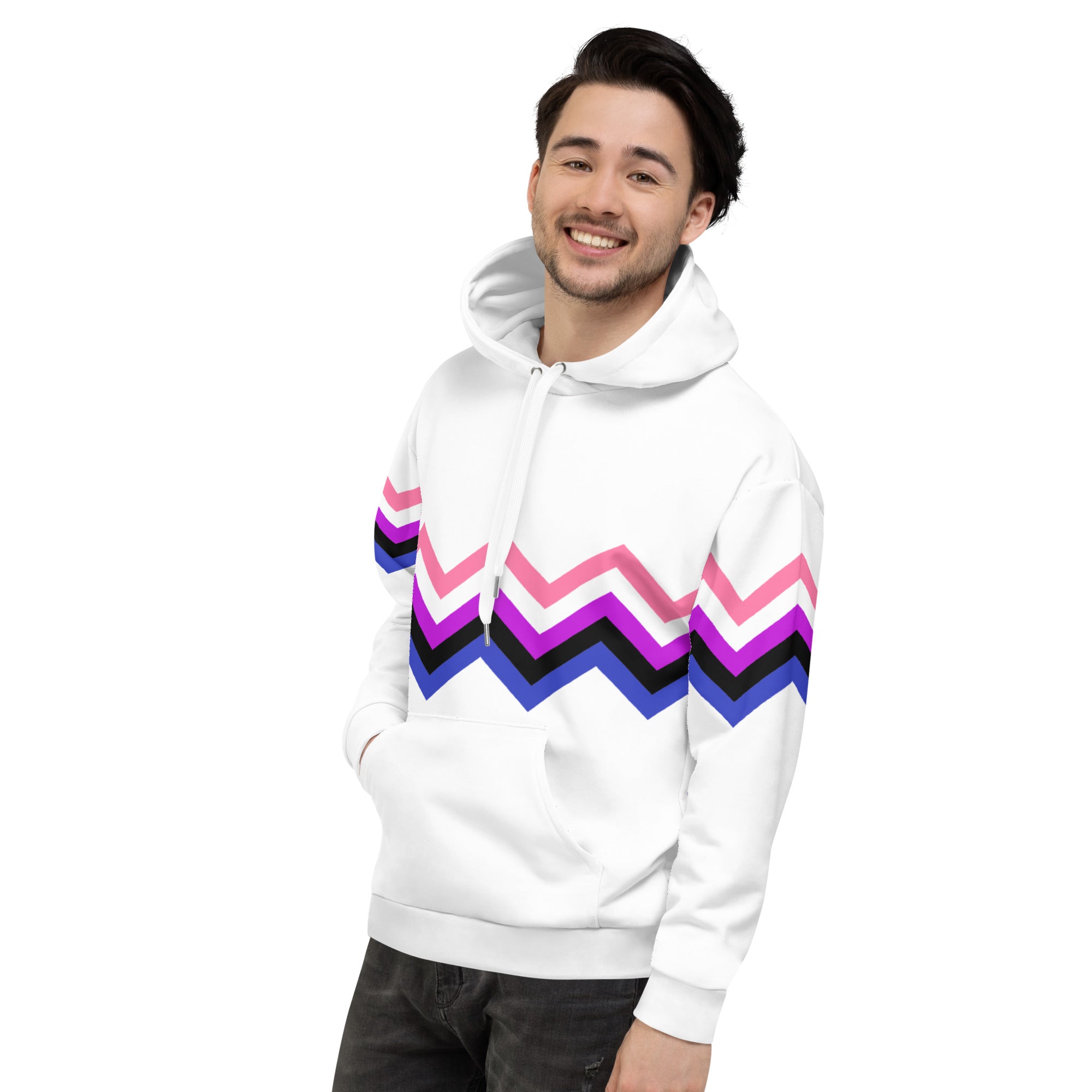 Unisex Genderfluid Zigzag Pattern