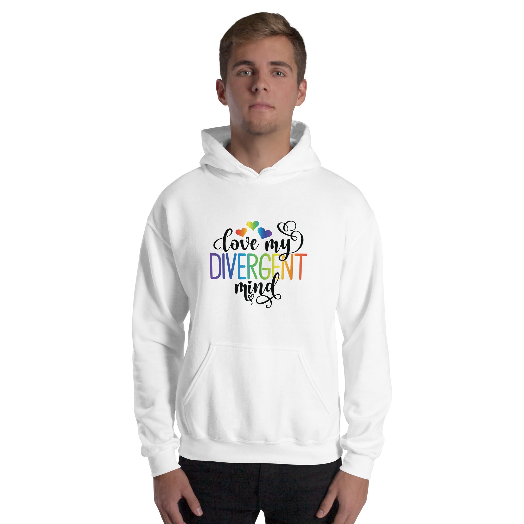 Unisex Hoodie ADHD Love My Divergent Mind