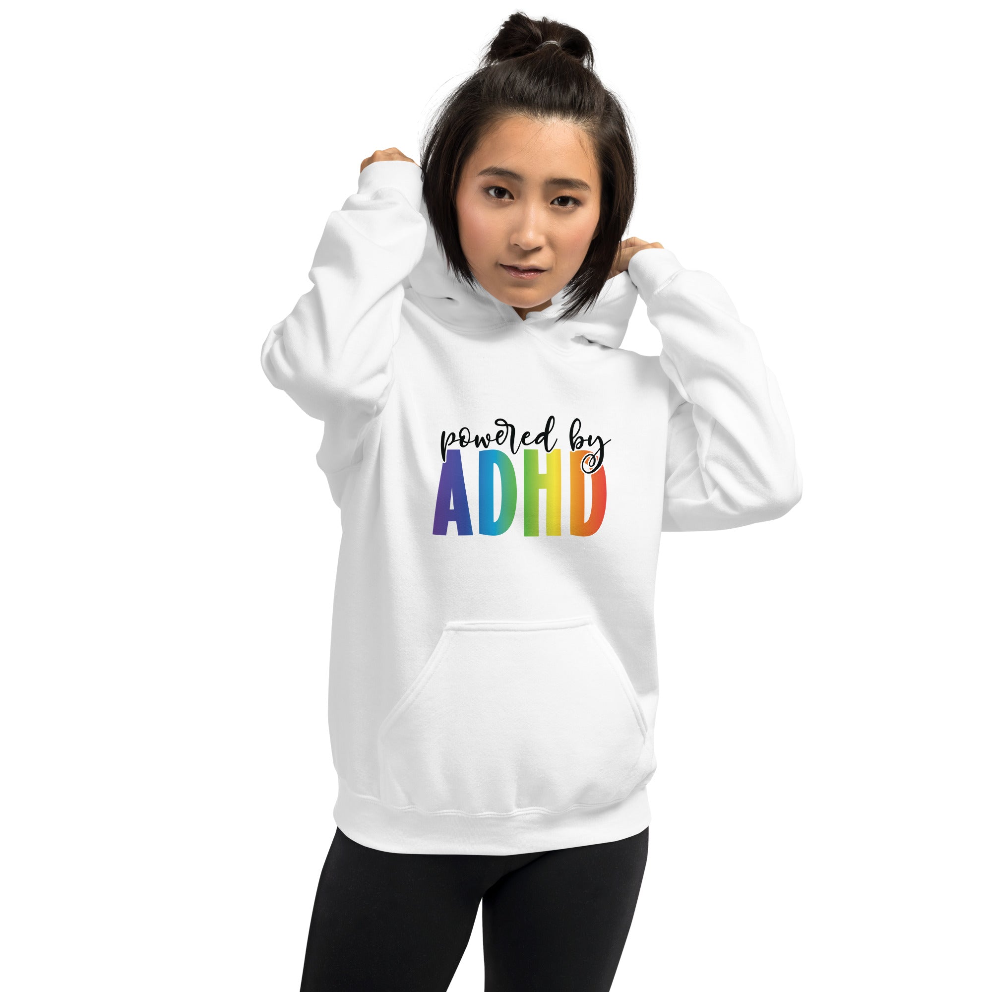 Unisex Hoodie ADHD Powered By ADHD