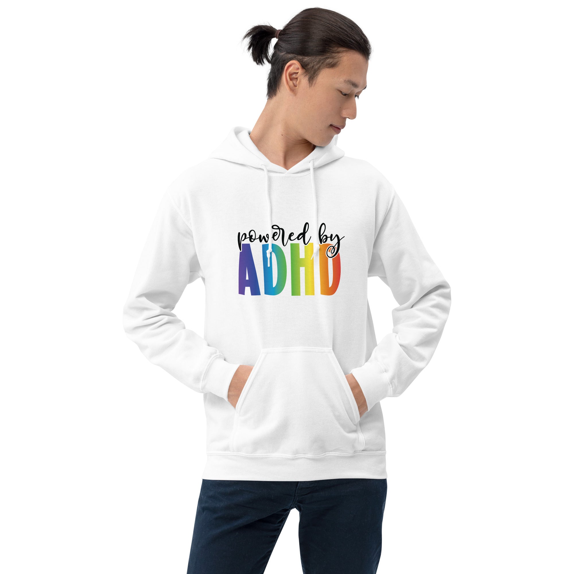 Unisex Hoodie ADHD Powered By ADHD
