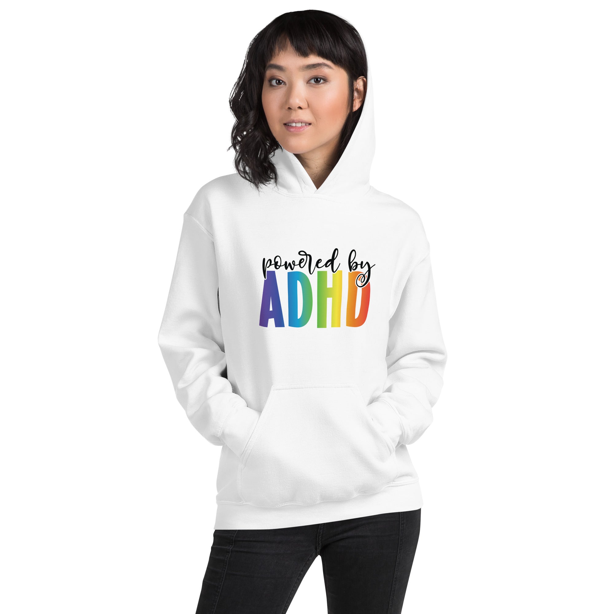 Unisex Hoodie ADHD Powered By ADHD