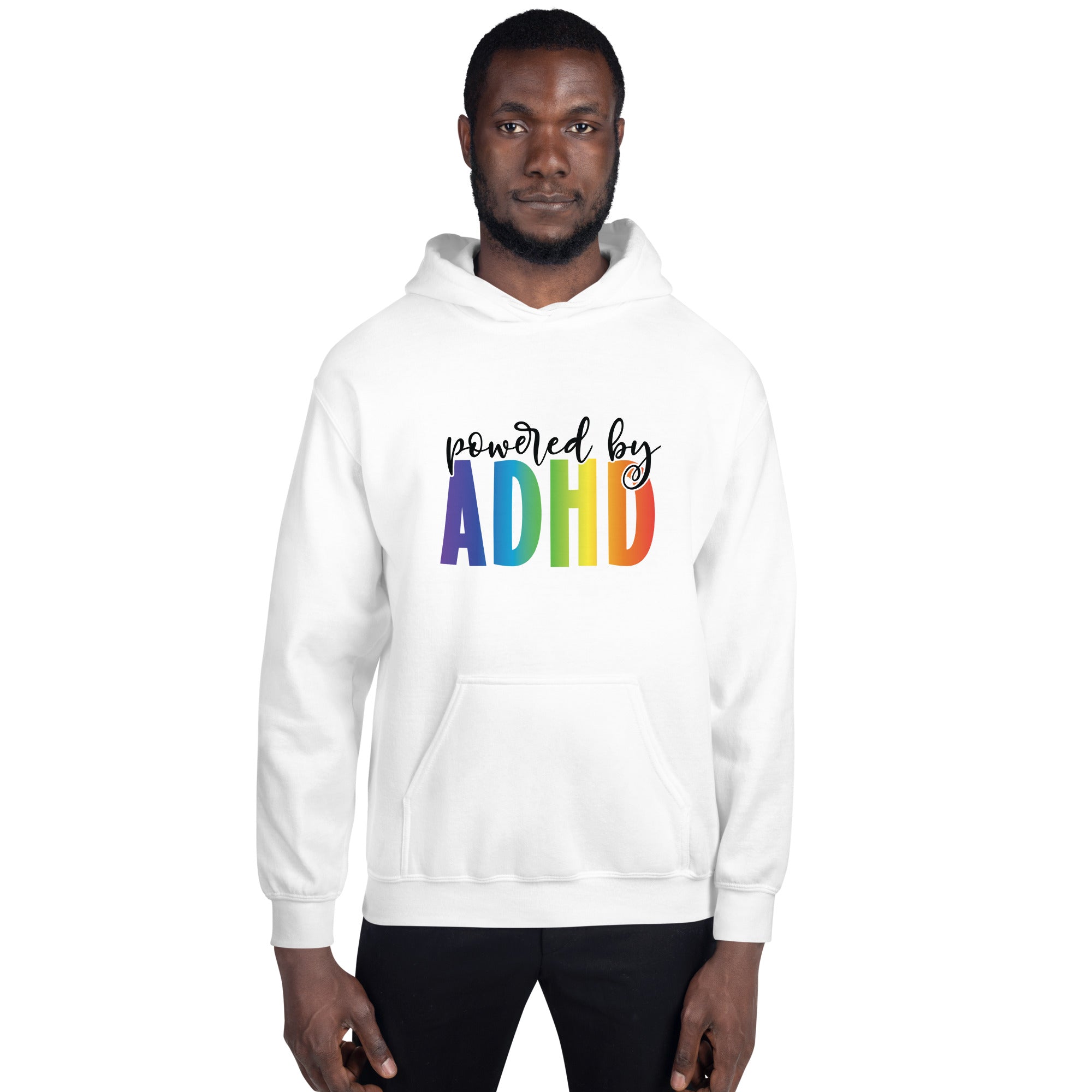 Unisex Hoodie ADHD Powered By ADHD
