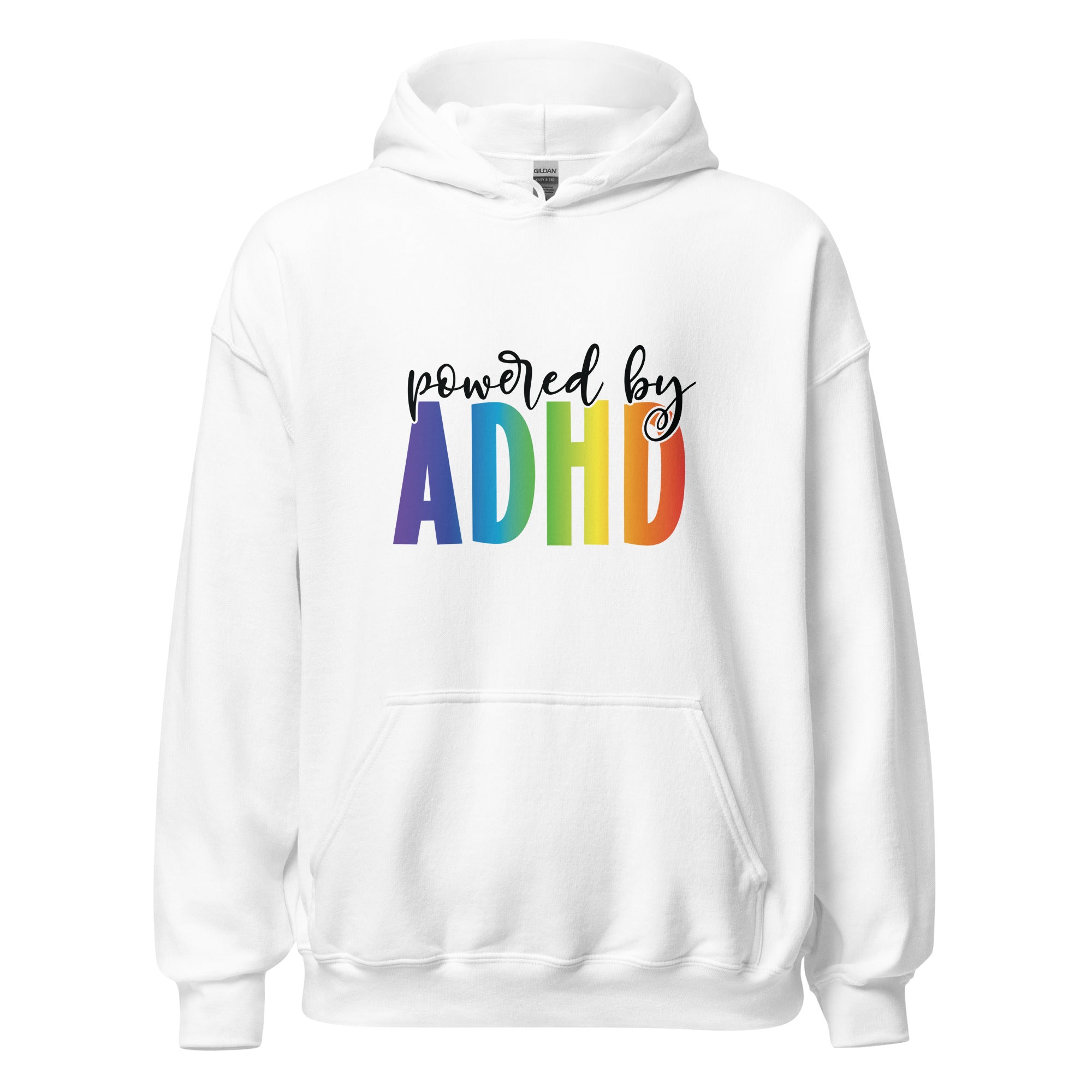 Unisex Hoodie ADHD Powered By ADHD