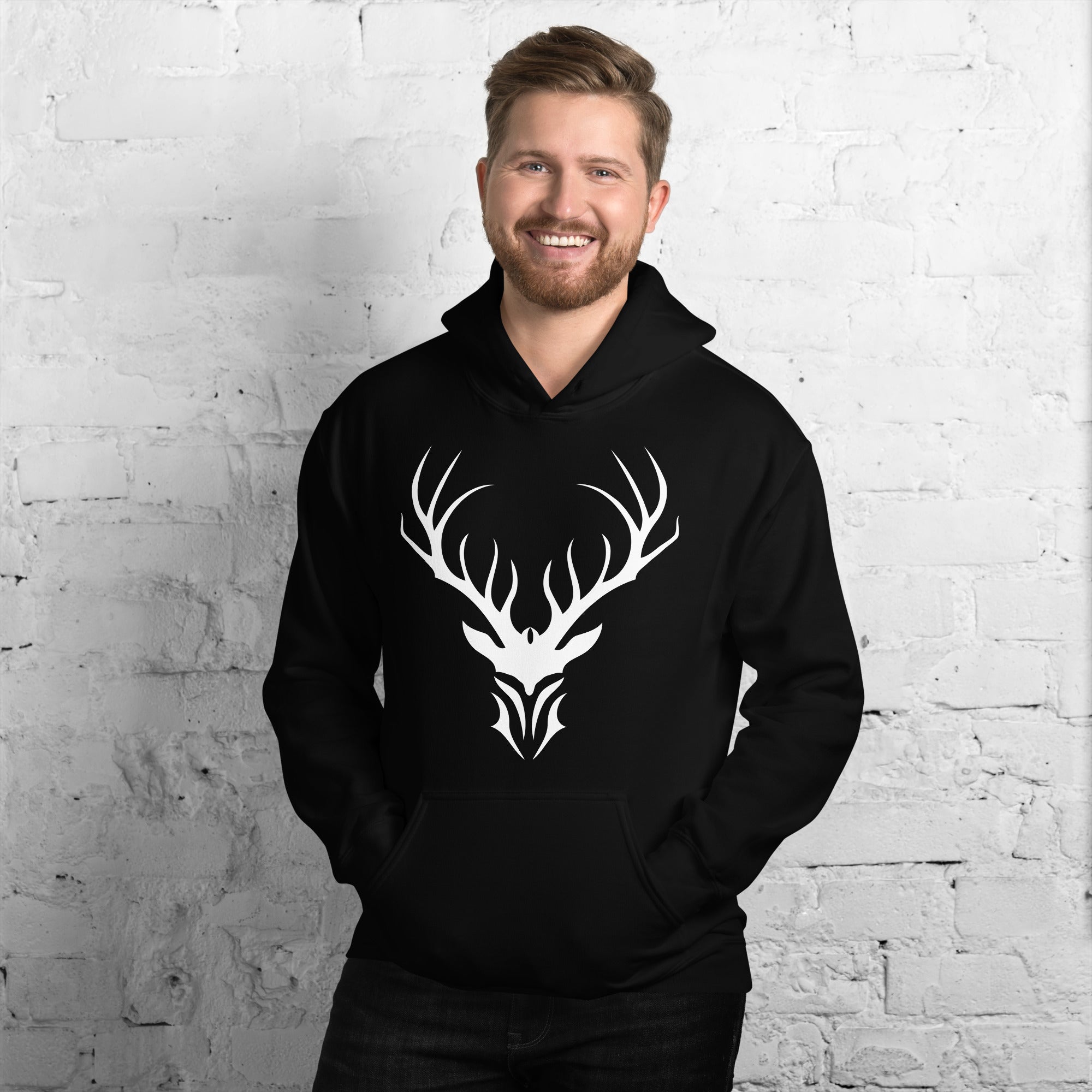 Unisex Hoodie Antler Type III