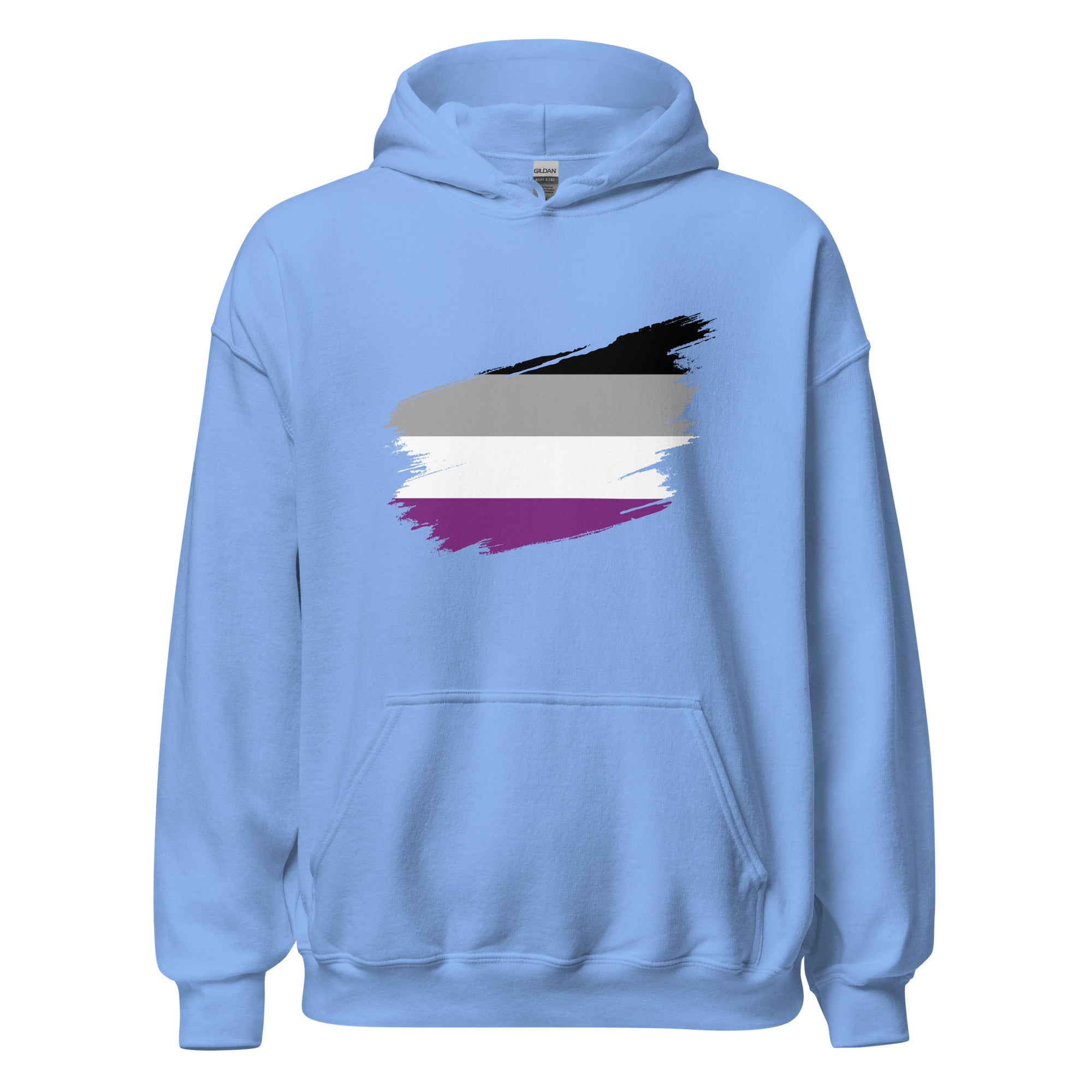 Unisex Hoodie Asexual Grunge Flag