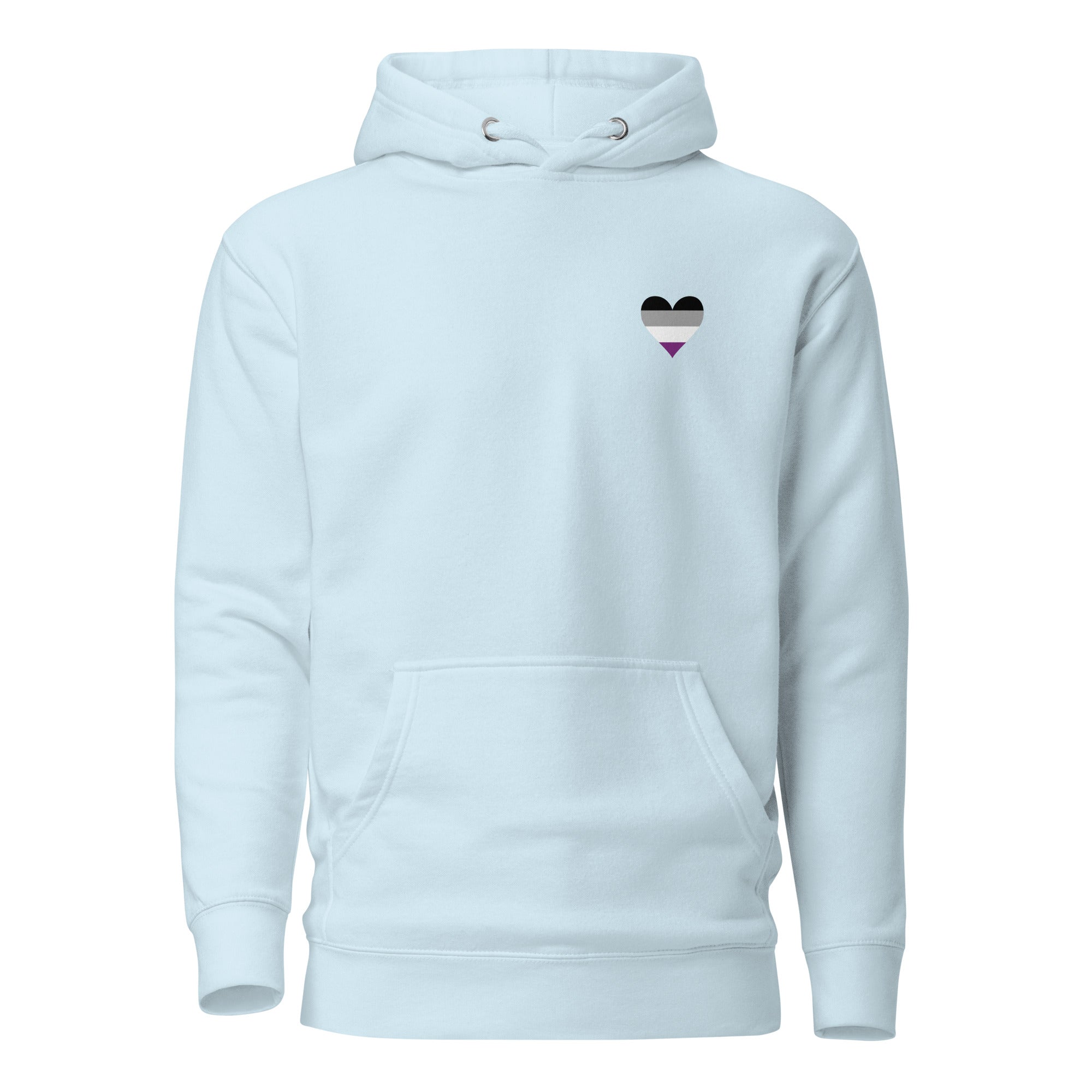 Unisex Hoodie Asexual Heart