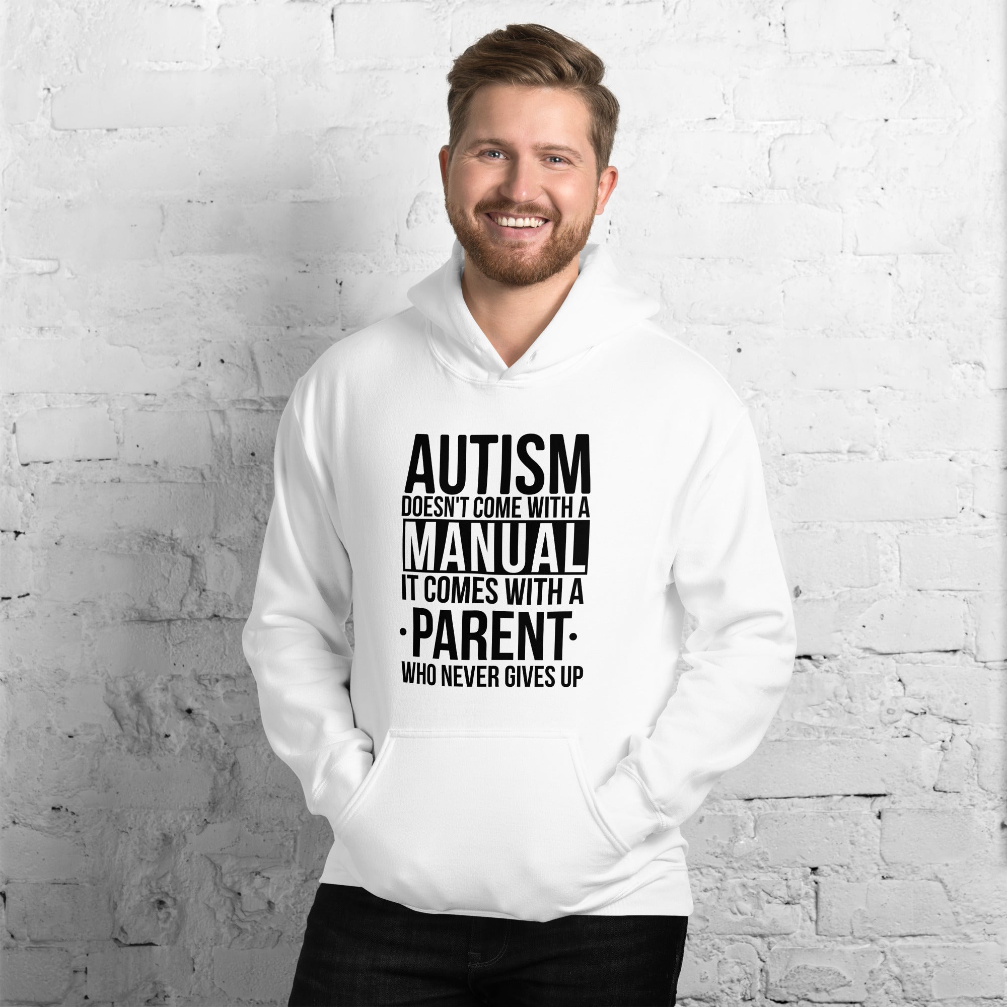 Unisex Hoodie Autism doesn't Come with a manual