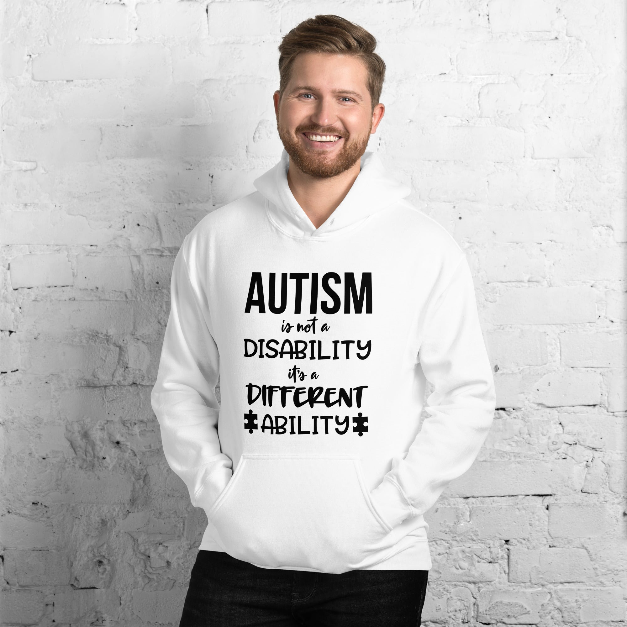 Unisex Hoodie Autism is not a disability