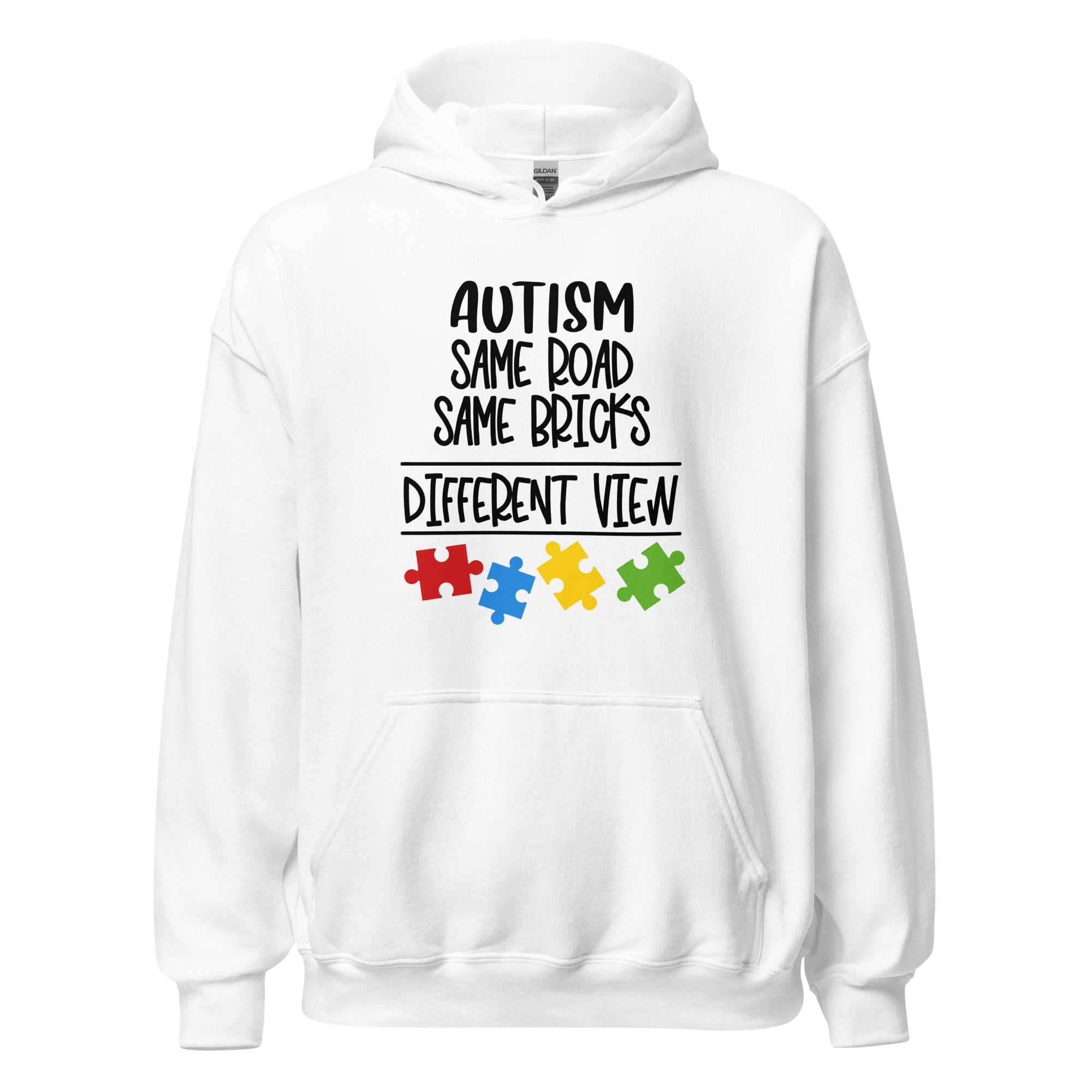 Unisex Hoodie Autism Same Road