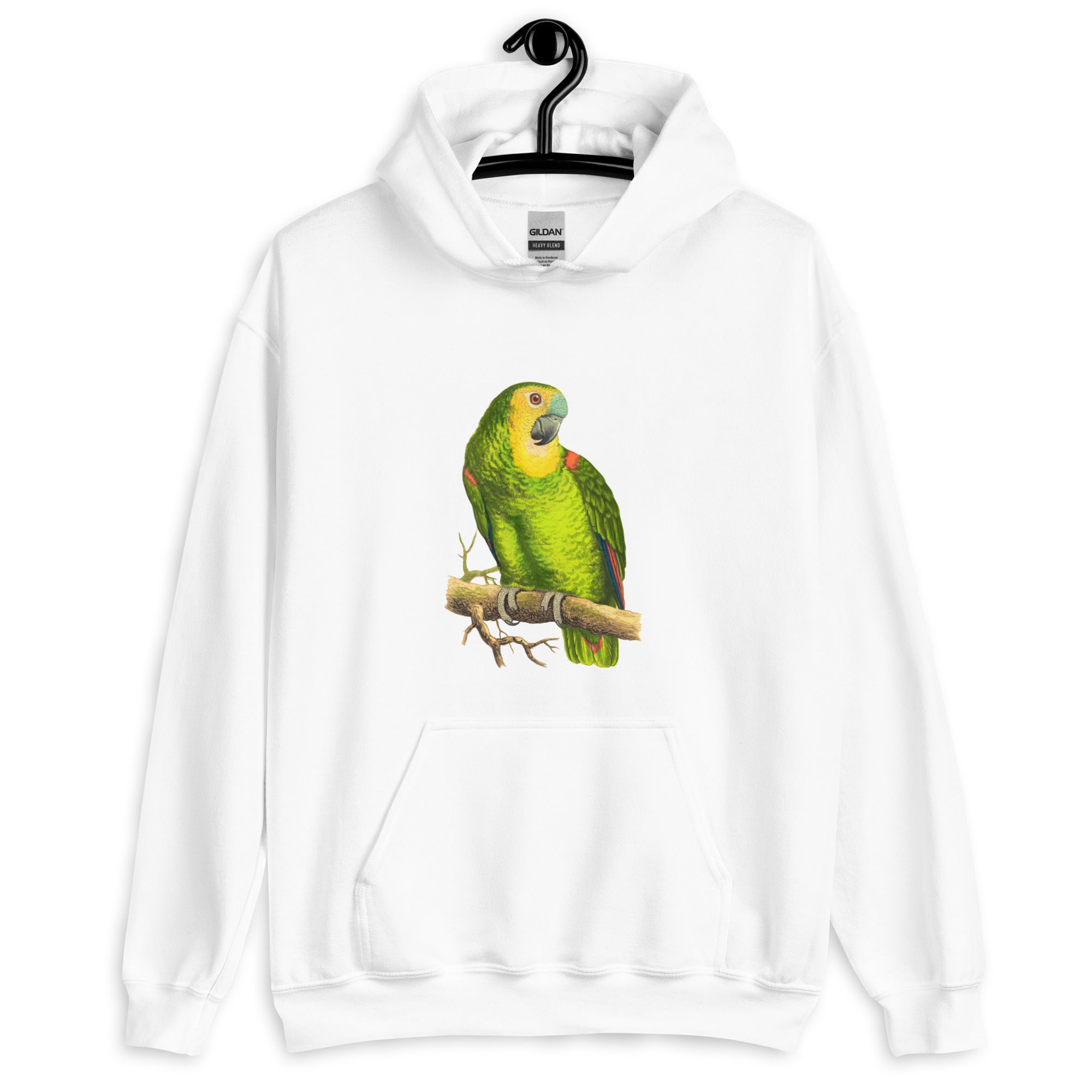 Unisex Hoodie Blue Fronted Amazon Parrot