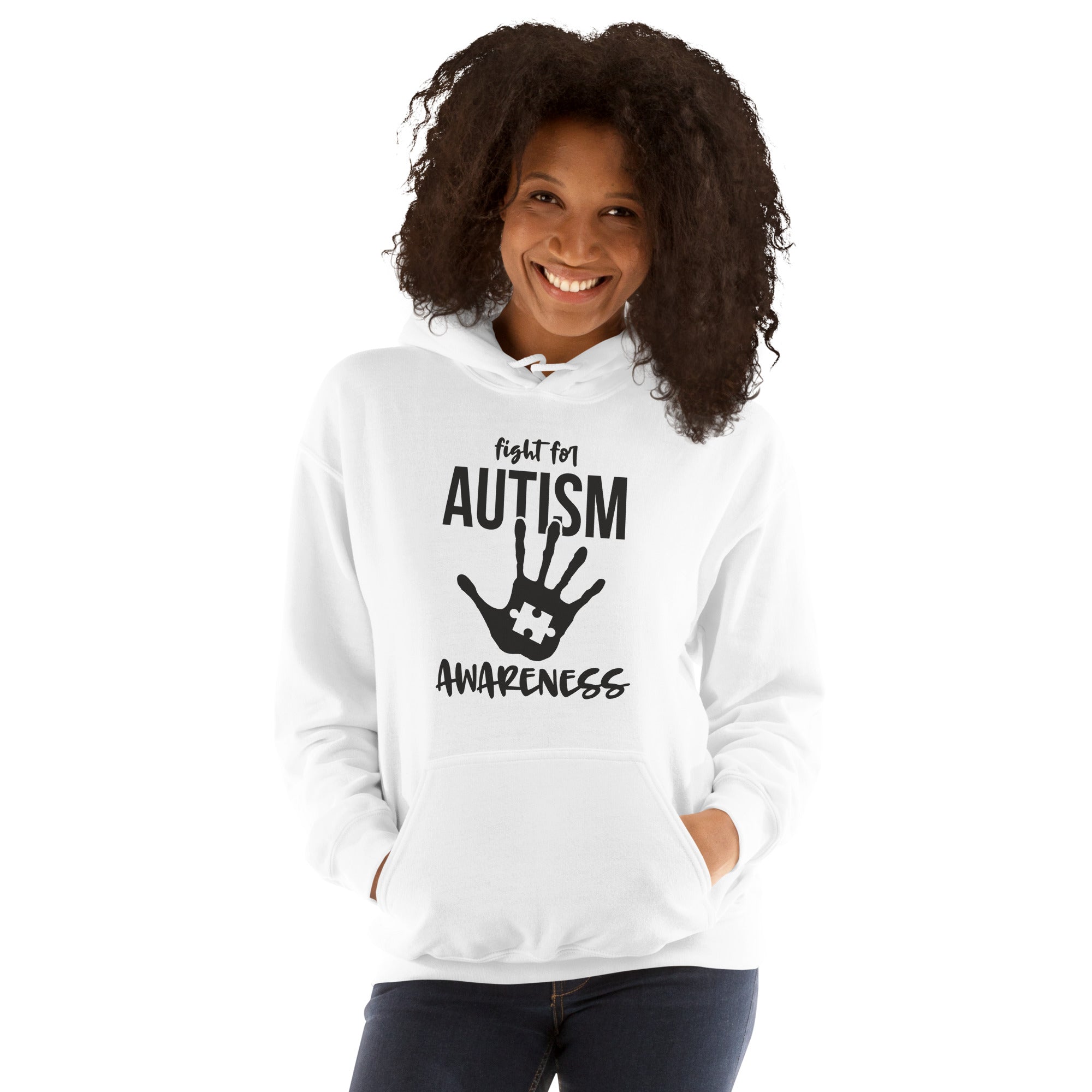 Unisex Hoodie Fight for autism awareness