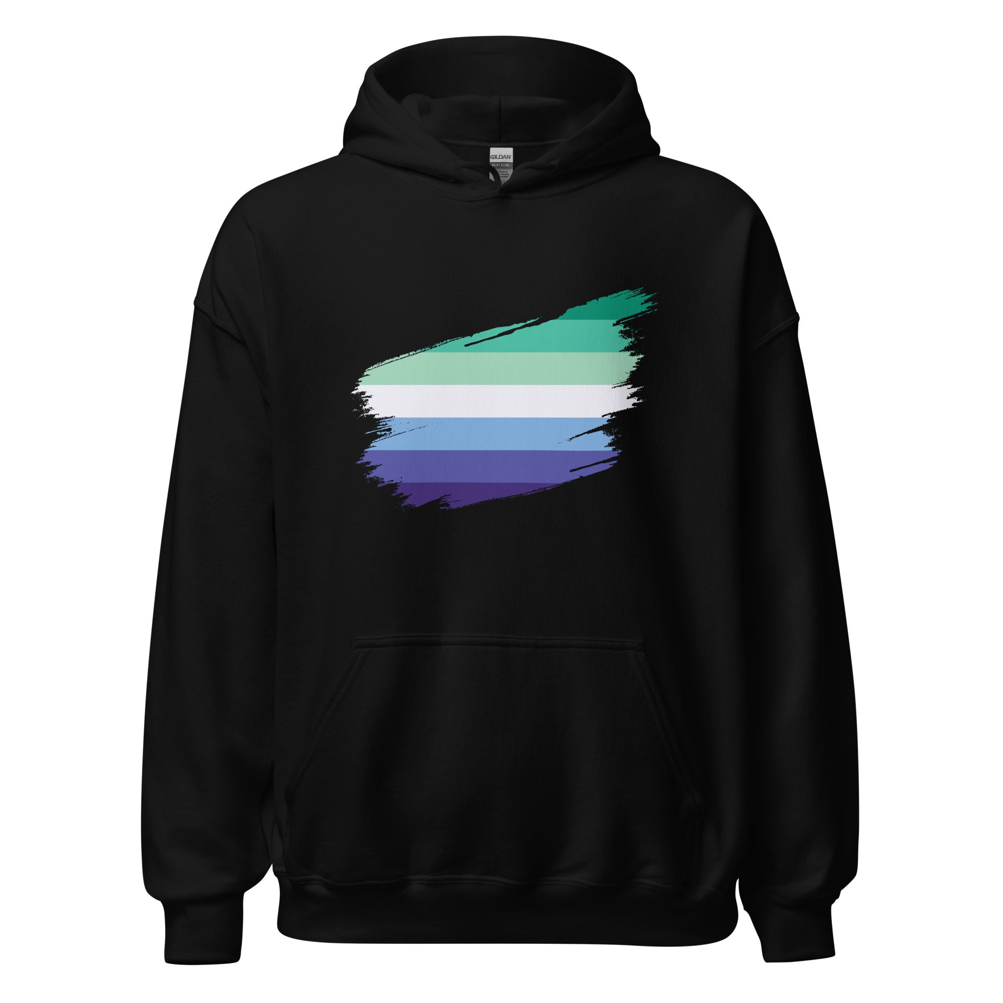 Unisex Hoodie Gaymen Grunge Flag