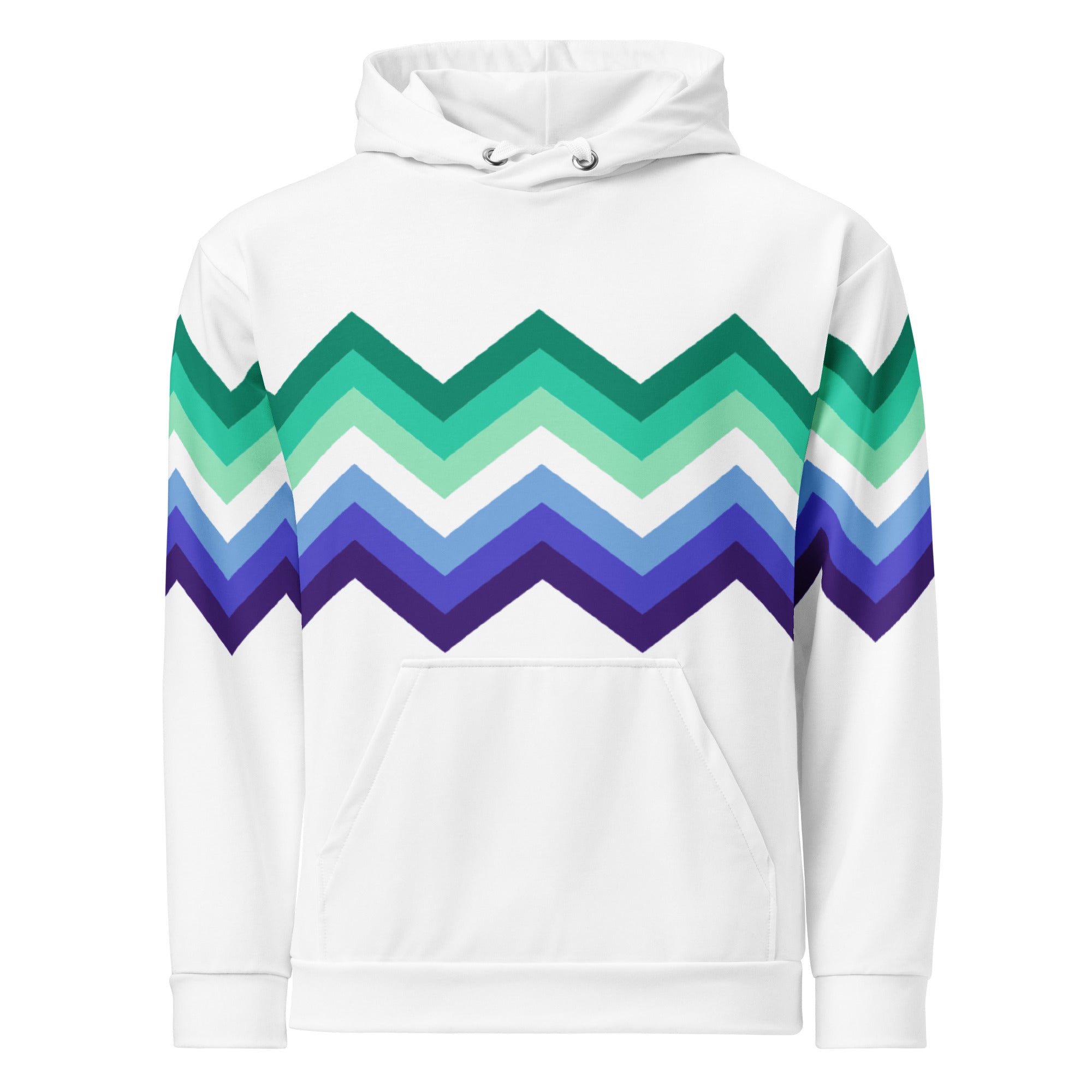 Unisex Hoodie Gaymen Zigzag Pattern