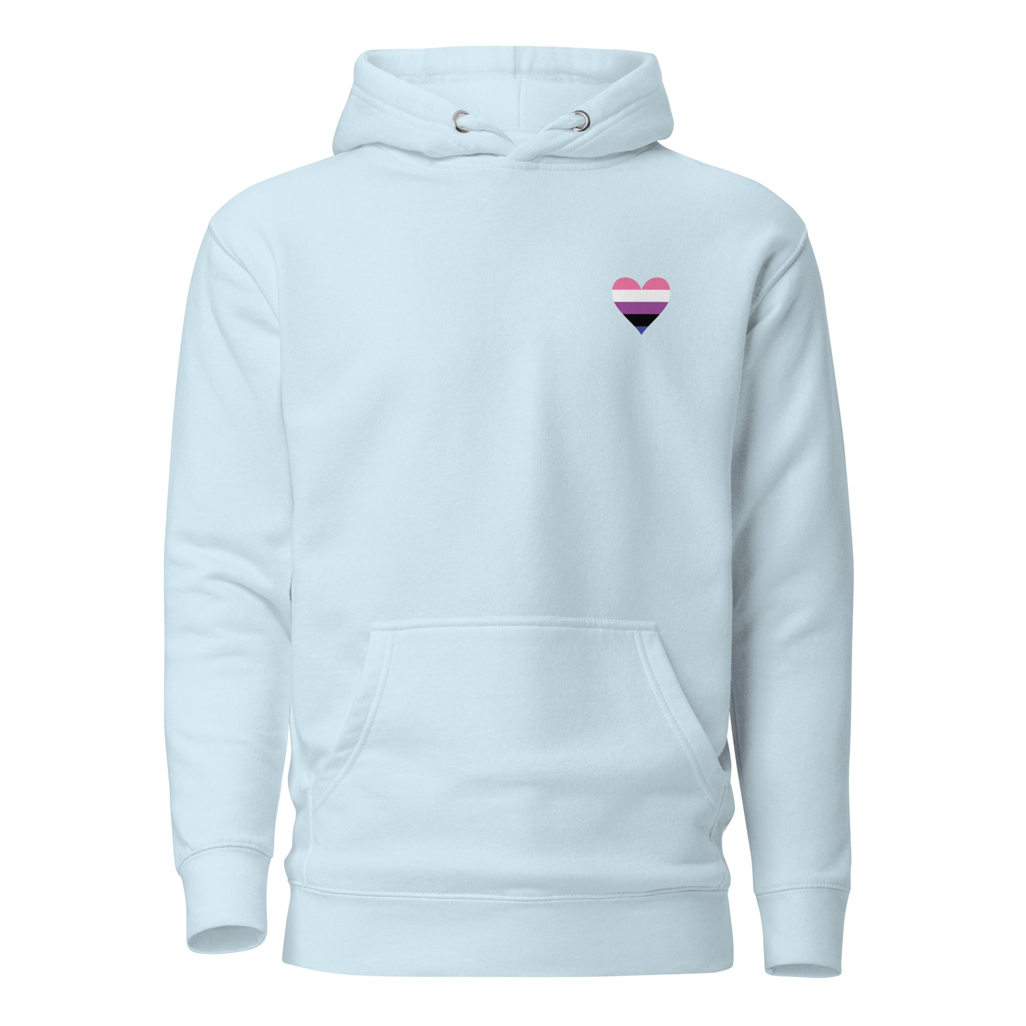 Unisex Hoodie Genderfluid Heart
