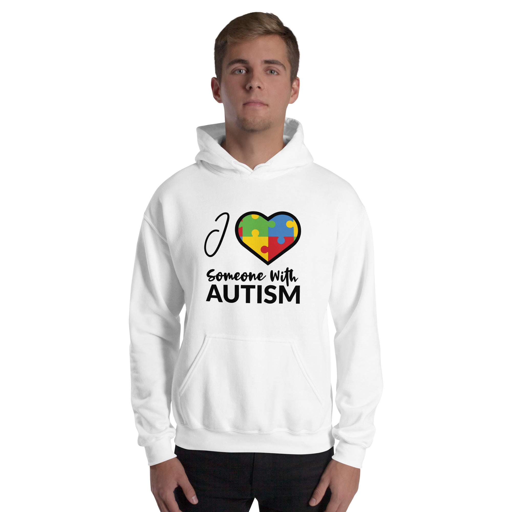 Unisex Hoodie I Love Someone With Autism