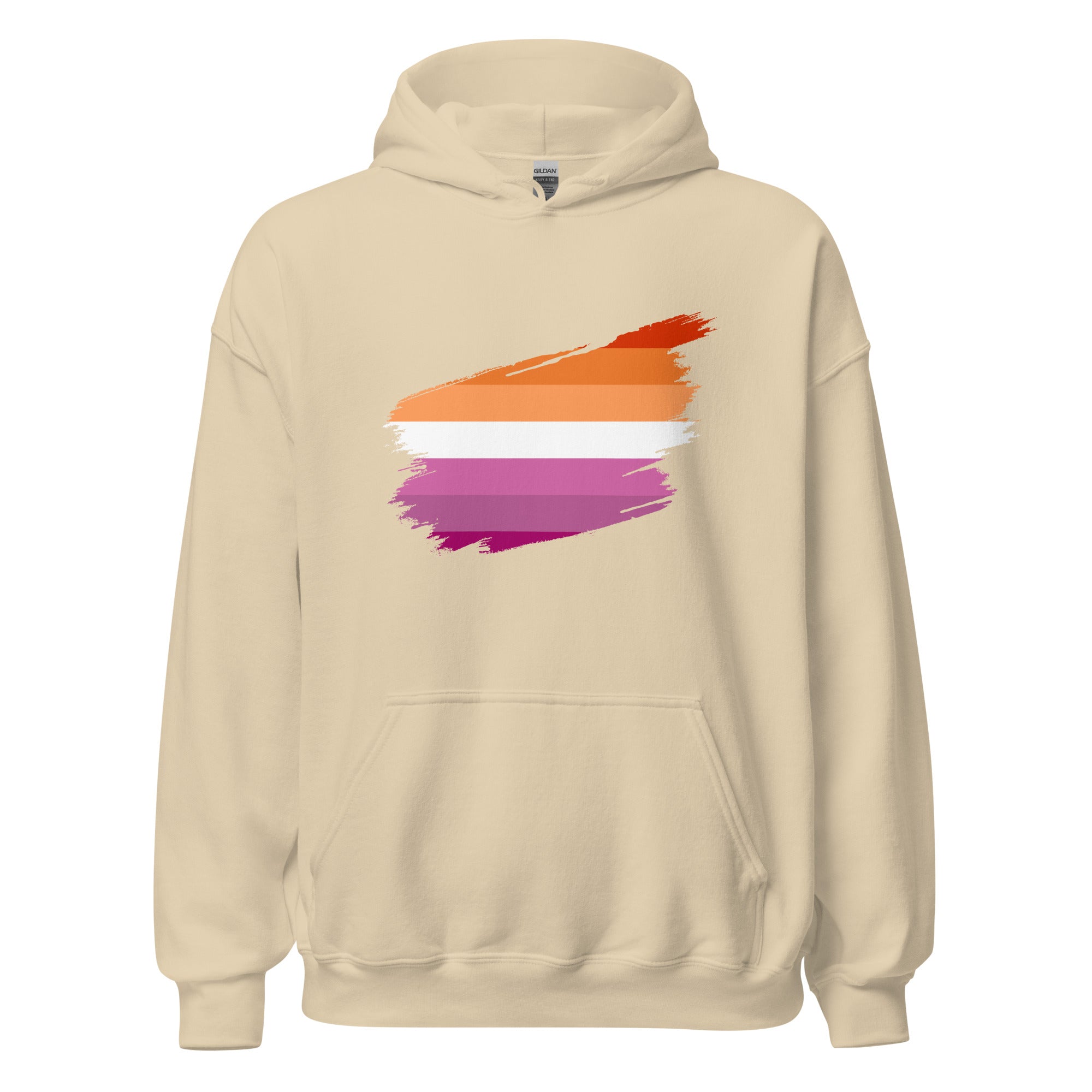 Unisex Hoodie Lesbian Grunge Flag