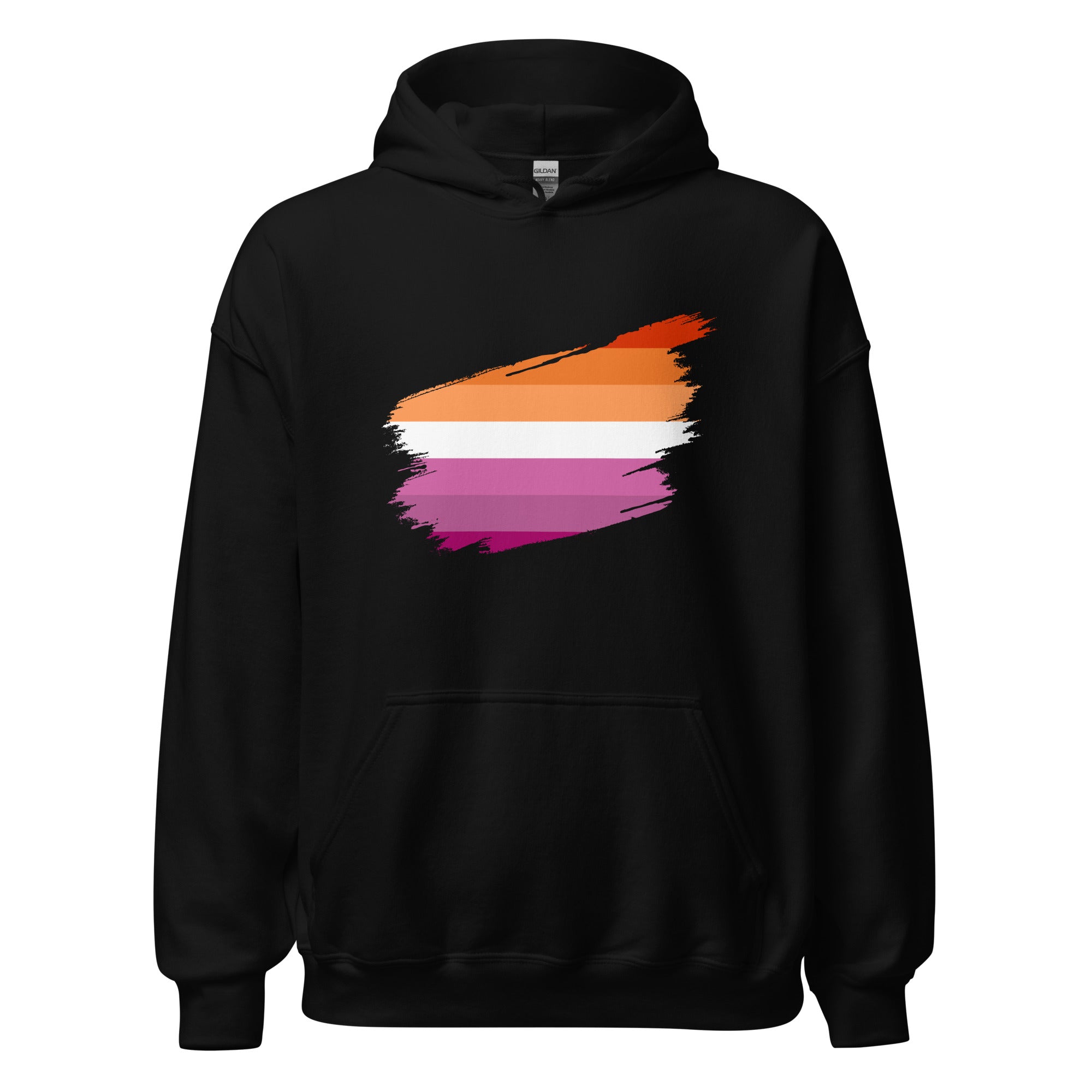 Unisex Hoodie Lesbian Grunge Flag