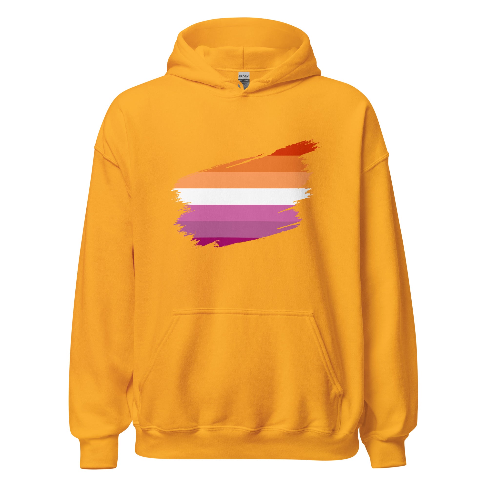 Unisex Hoodie Lesbian Grunge Flag